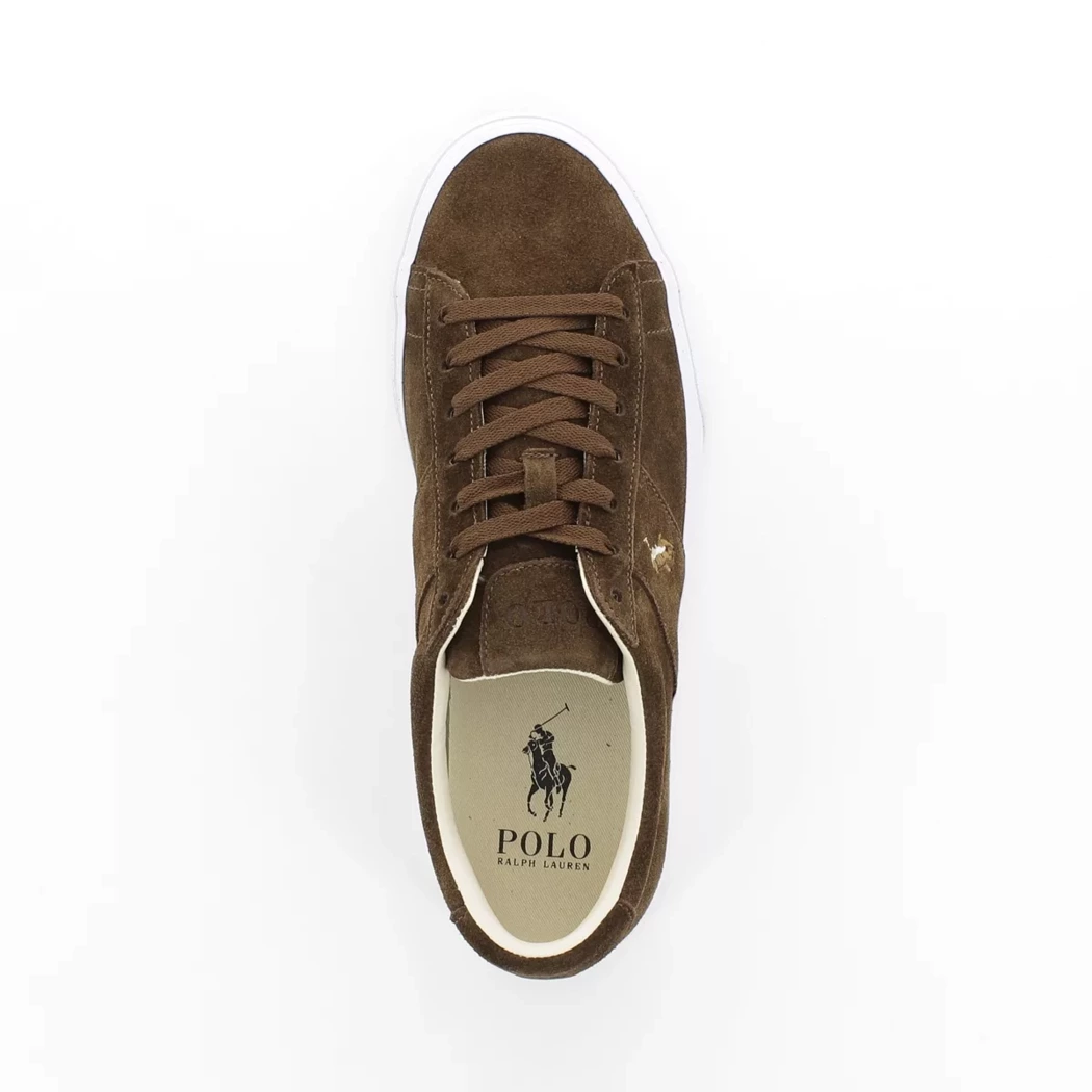 Image (6) de la chaussures Ralph Lauren - Baskets Marron en Cuir nubuck