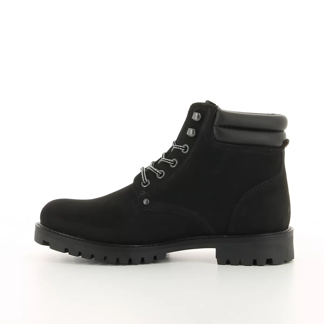 Image (4) de la chaussures Jack & Jones - Bottines Noir en Cuir nubuck