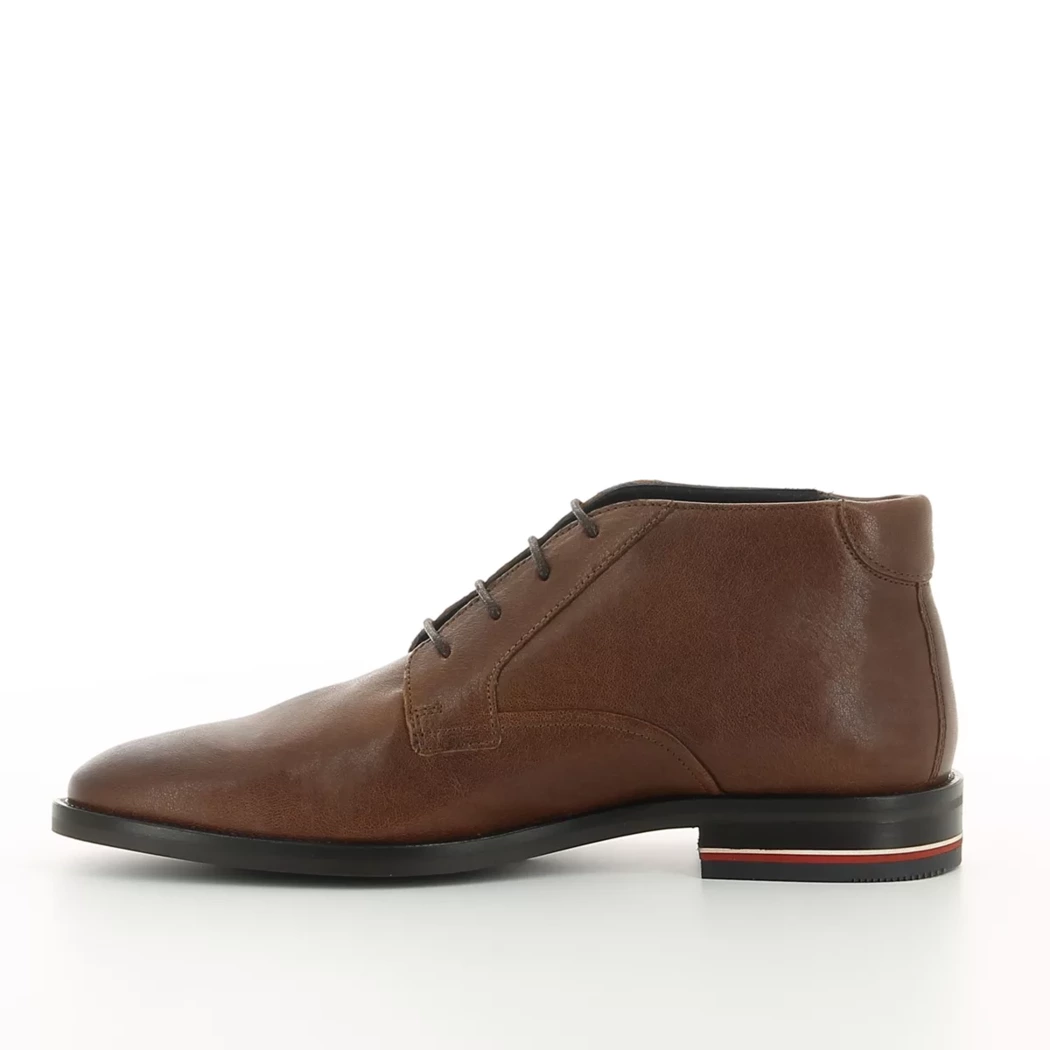 Image (4) de la chaussures Tommy jeans - Bottines Cuir naturel / Cognac en Cuir