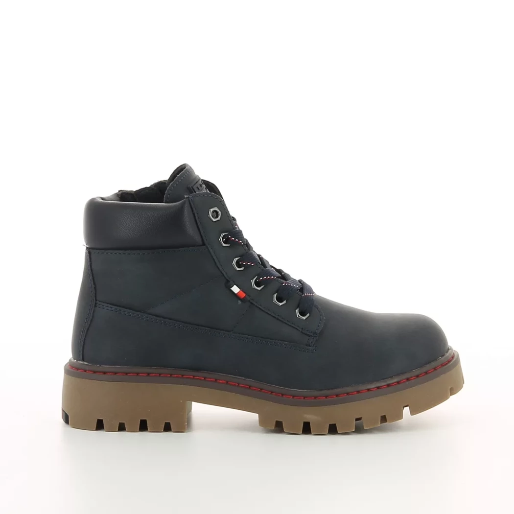 Image (2) de la chaussures Tommy Hilfiger - Bottines Bleu en Cuir synthétique