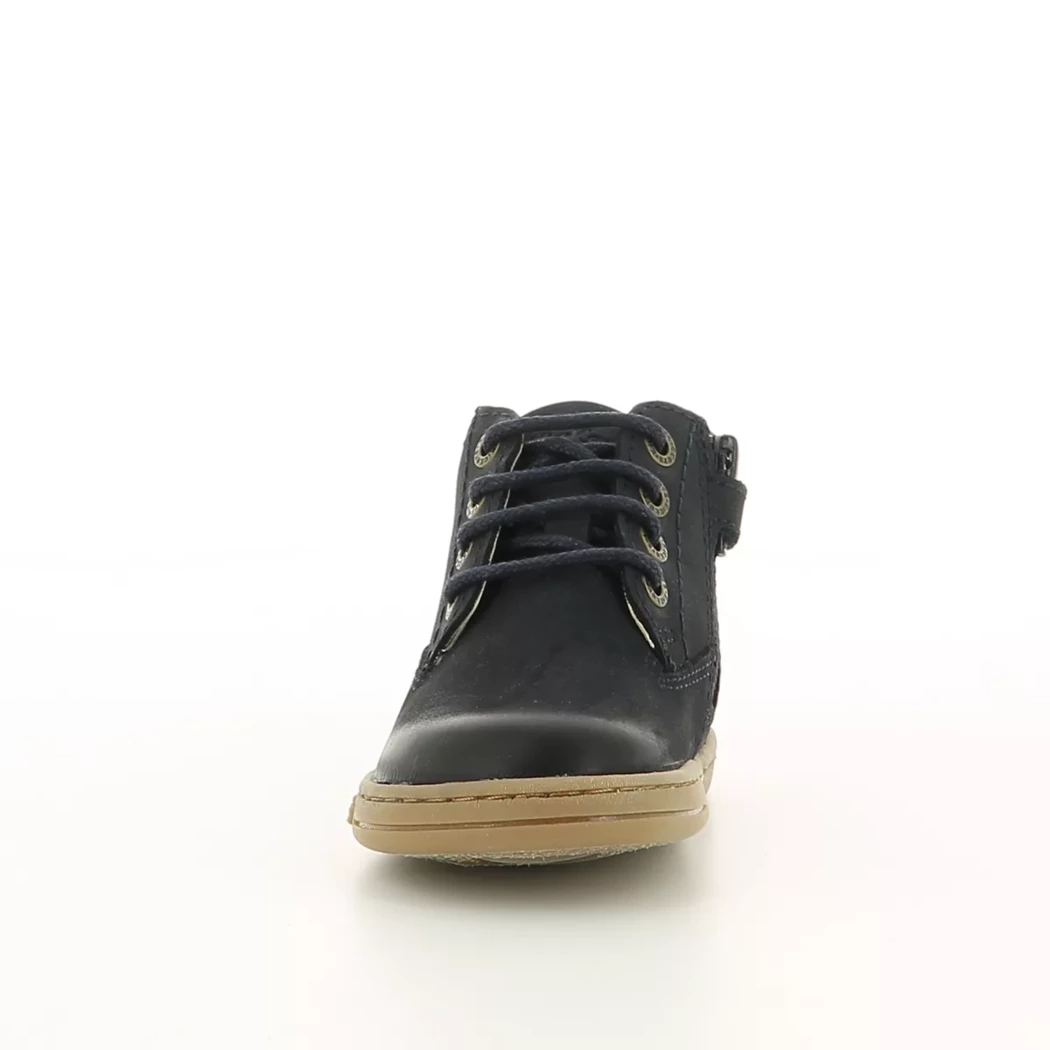 Image (5) de la chaussures Kickers - Bottines Bleu en Cuir nubuck