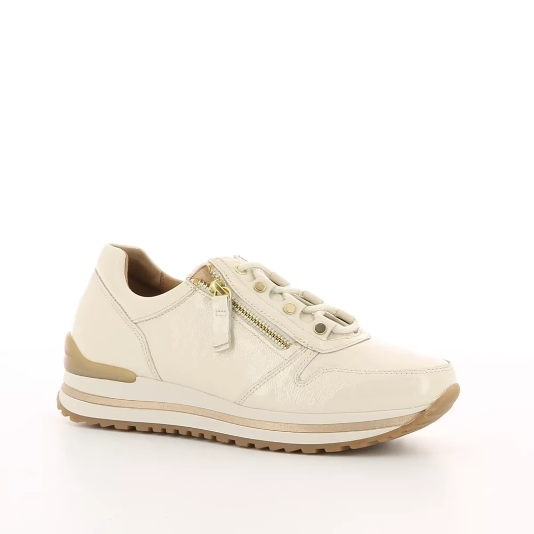 Image (1) de la chaussures Gabor - Baskets Beige en Cuir vernis