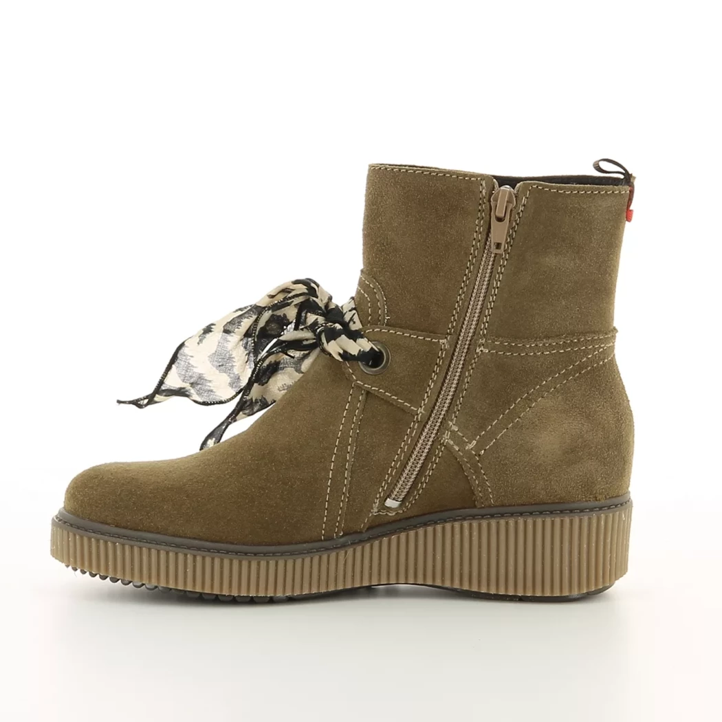 Image (4) de la chaussures Goodstep - Boots Taupe en Cuir nubuck