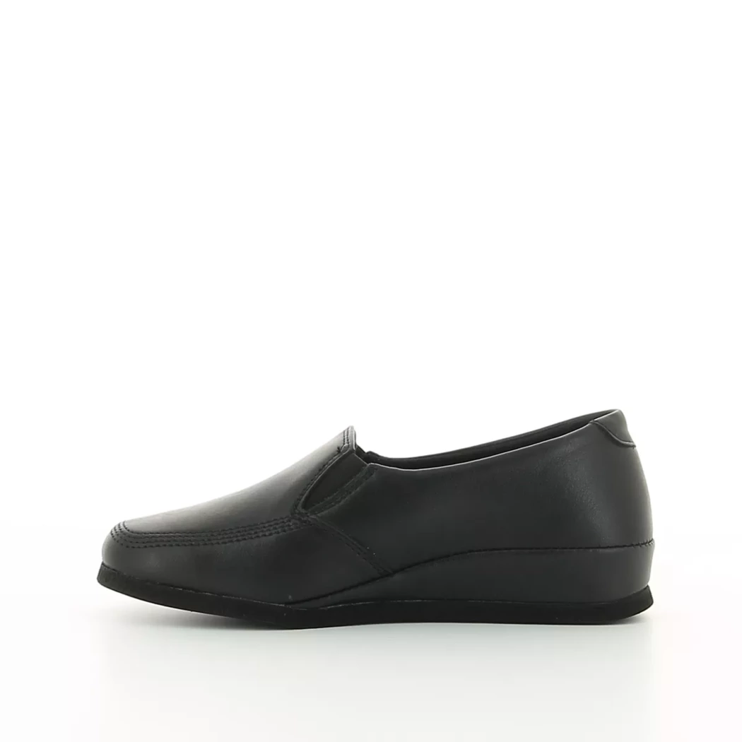 Image (4) de la chaussures Rohde - Pantoufles et Chaussons Noir en Cuir