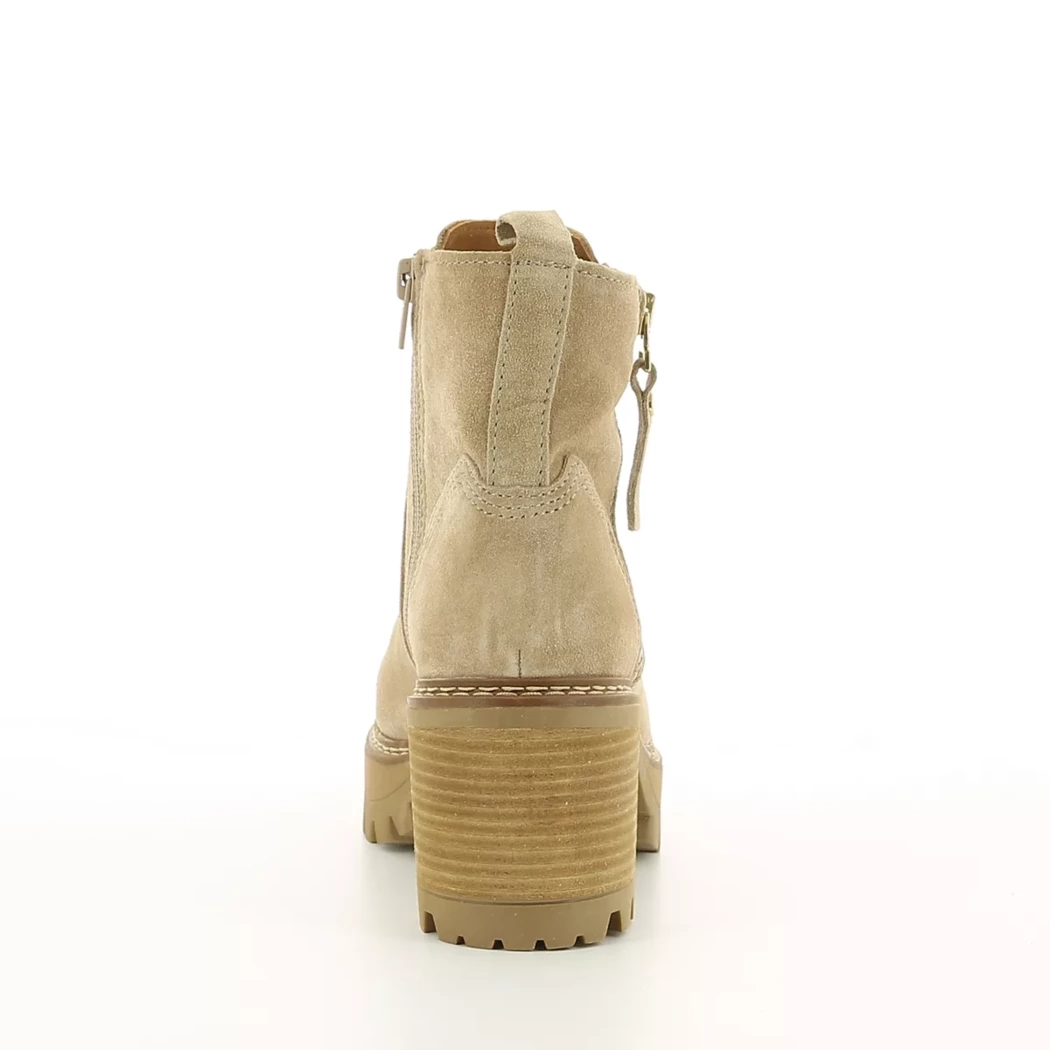 Image (3) de la chaussures Alpe - Boots Beige en Cuir nubuck