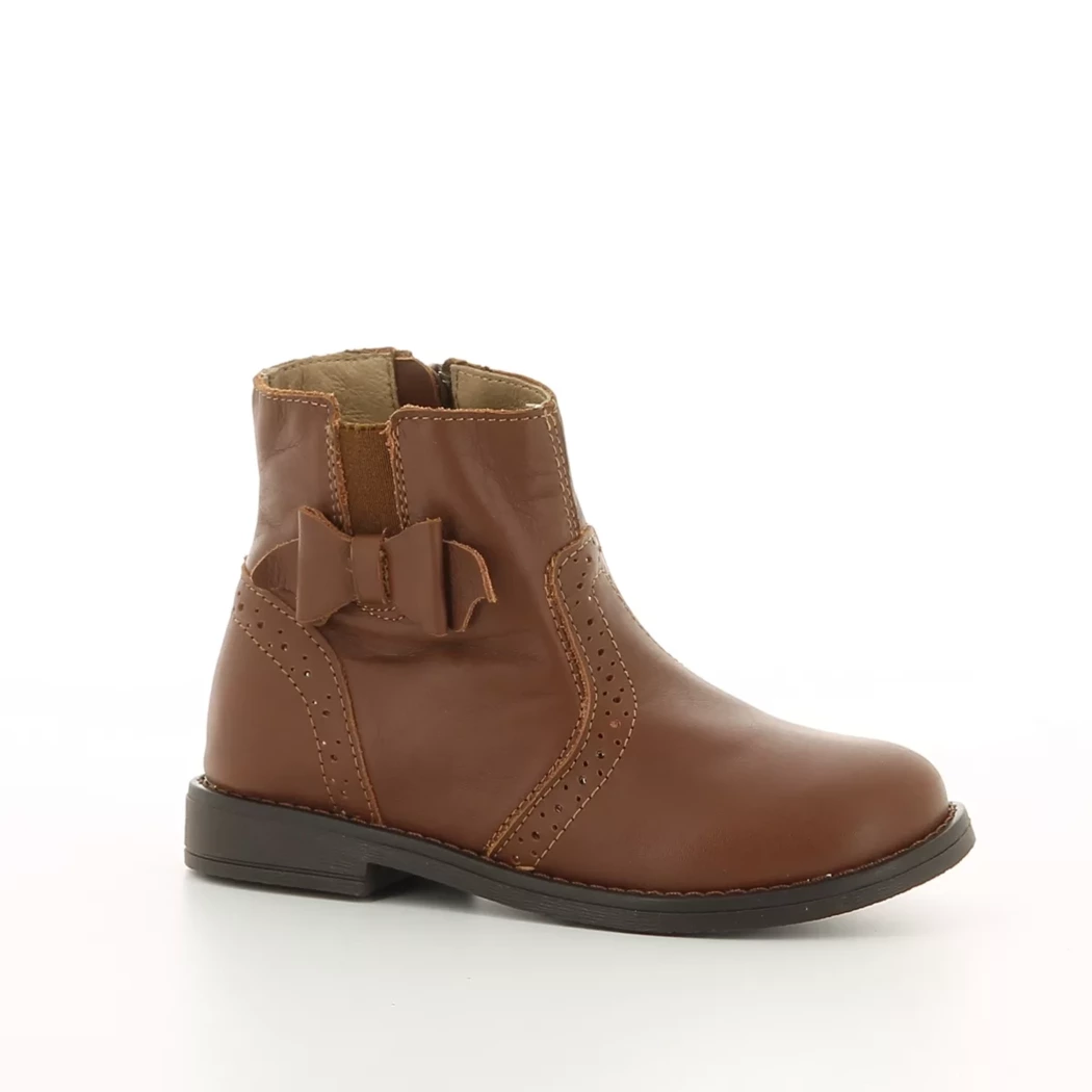 Image (1) de la chaussures Norvik - Boots Cuir naturel / Cognac en Cuir