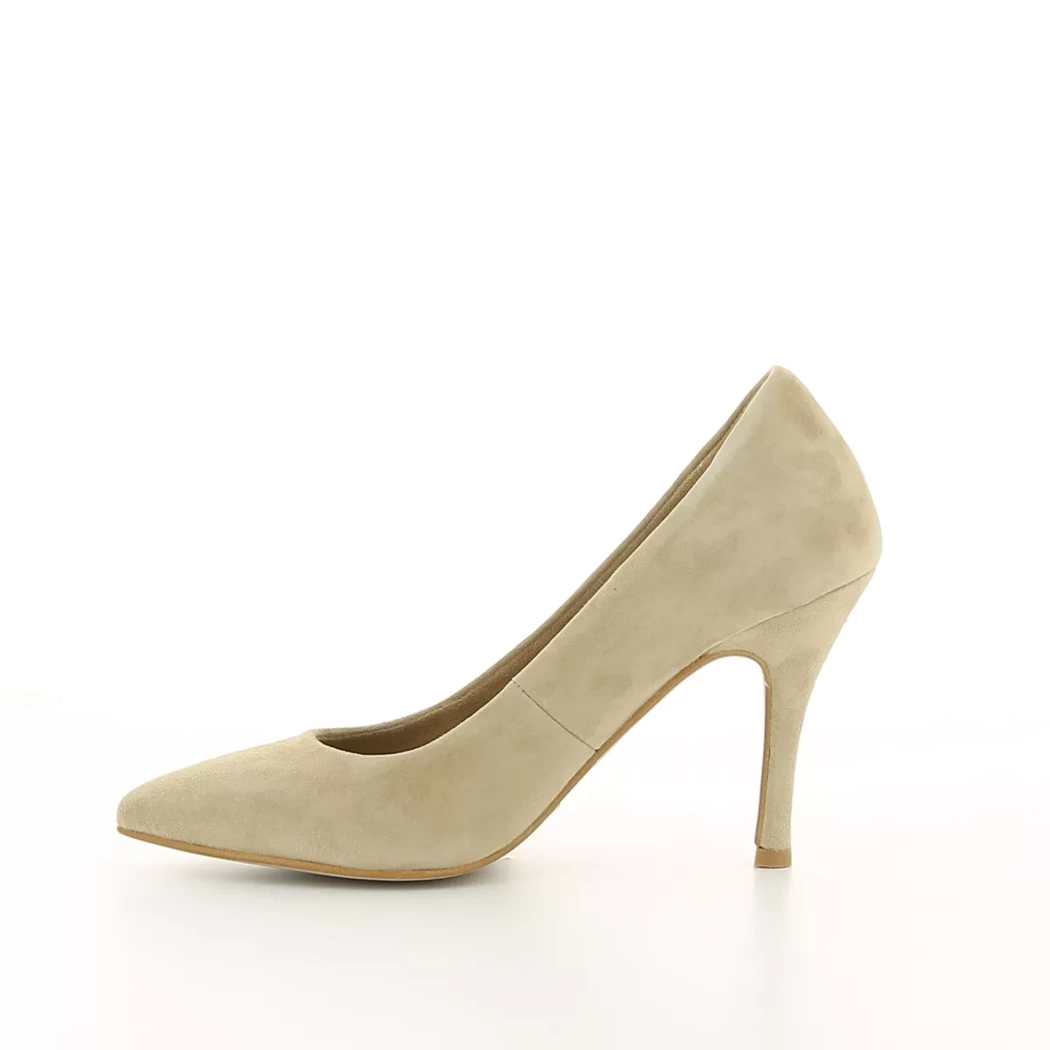 Image (4) de la chaussures Tamaris - Escarpins Taupe en Cuir