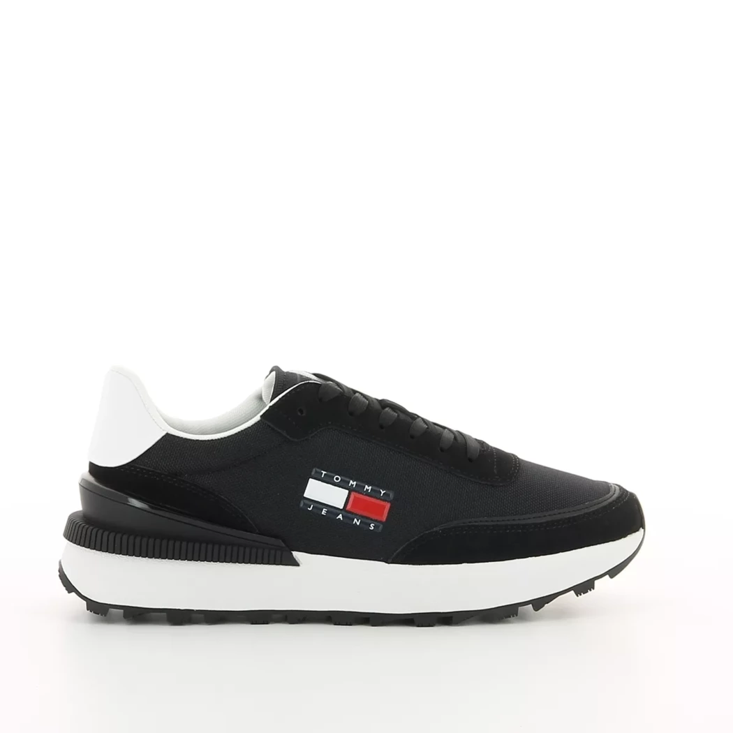 Image (2) de la chaussures Tommy jeans - Baskets Noir en Cuir nubuck