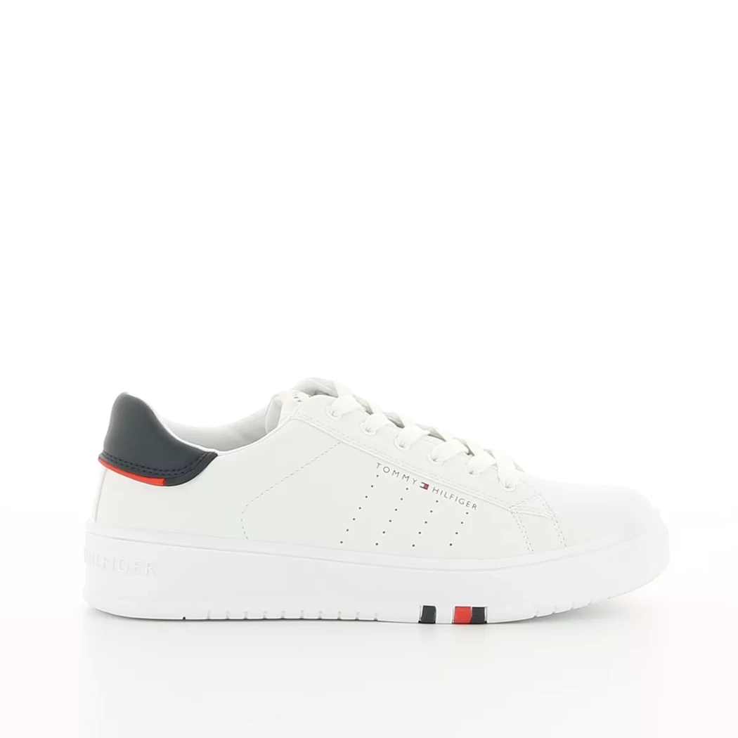 Image (2) de la chaussures Tommy Hilfiger - Baskets Blanc en Cuir synthétique