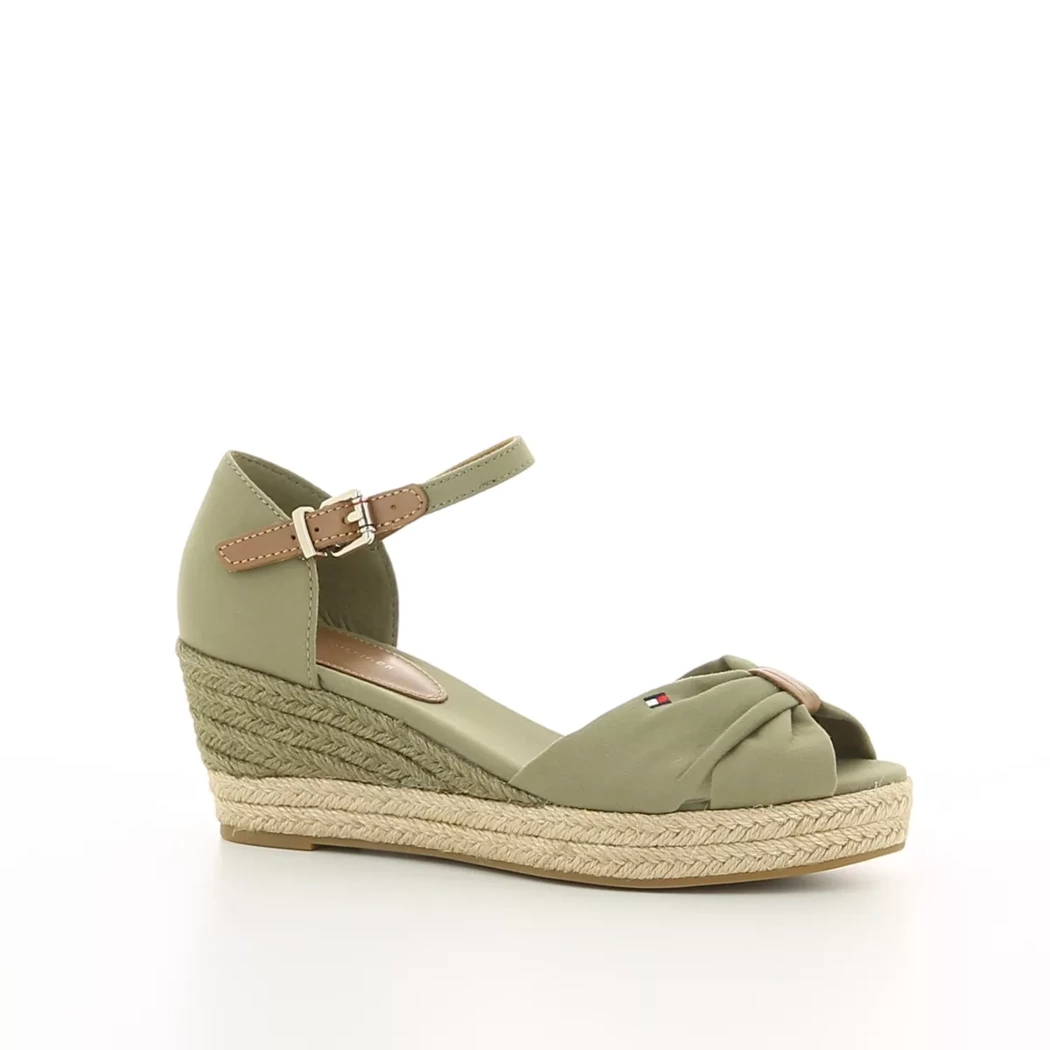 Image (1) de la chaussures Tommy Hilfiger - Sandales et Nu-Pieds Vert en Textile