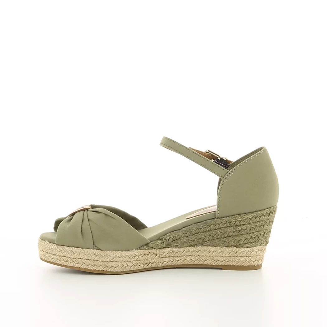 Image (4) de la chaussures Tommy Hilfiger - Sandales et Nu-Pieds Vert en Textile