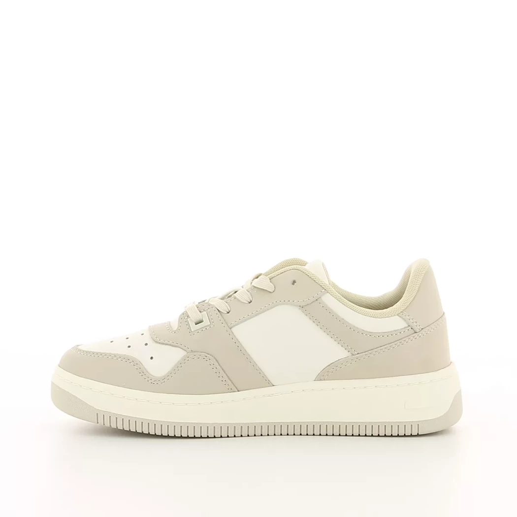 Image (4) de la chaussures Tommy jeans - Baskets Beige en Cuir