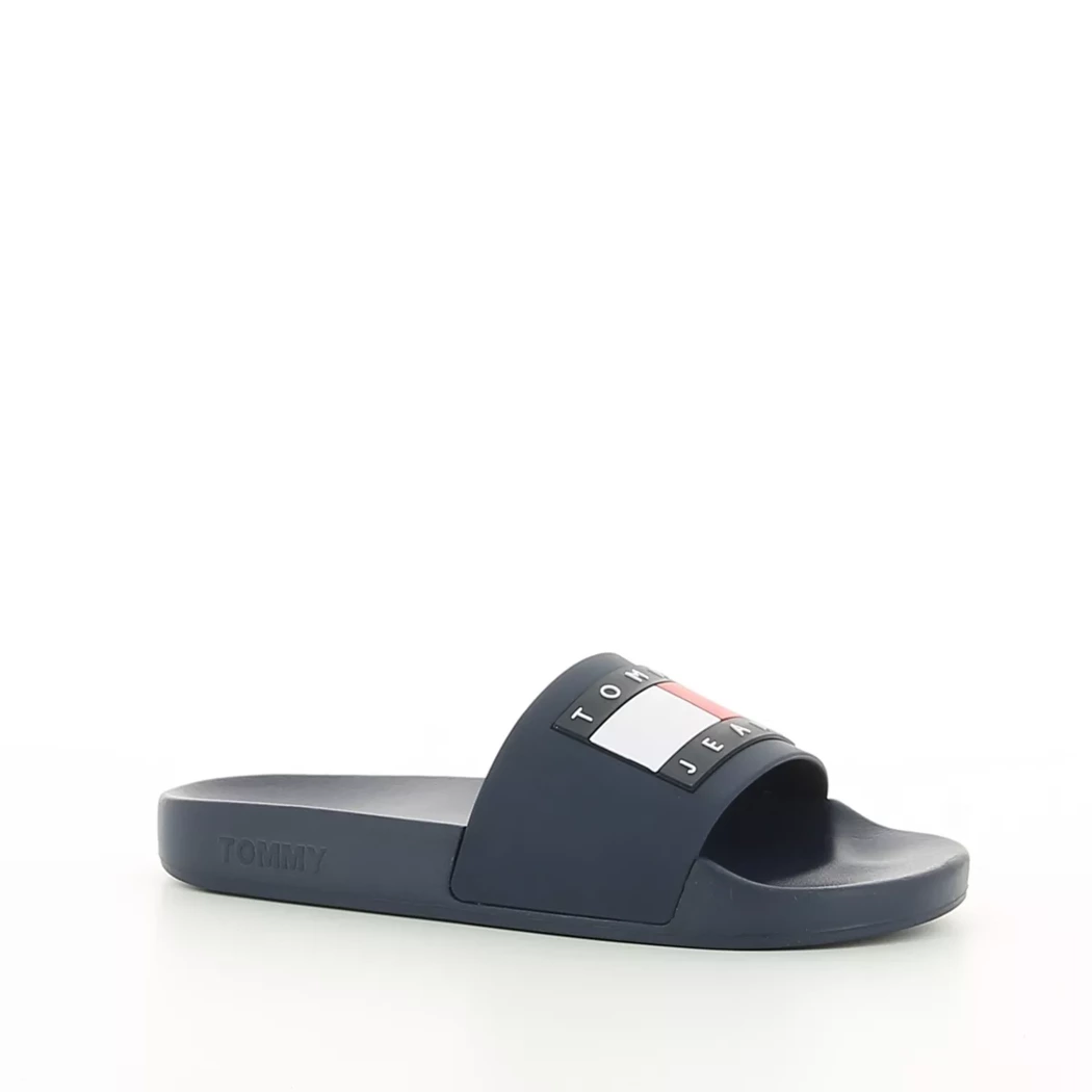 Image (1) de la chaussures Tommy jeans - Tongs et Plage Bleu en Caoutchouc