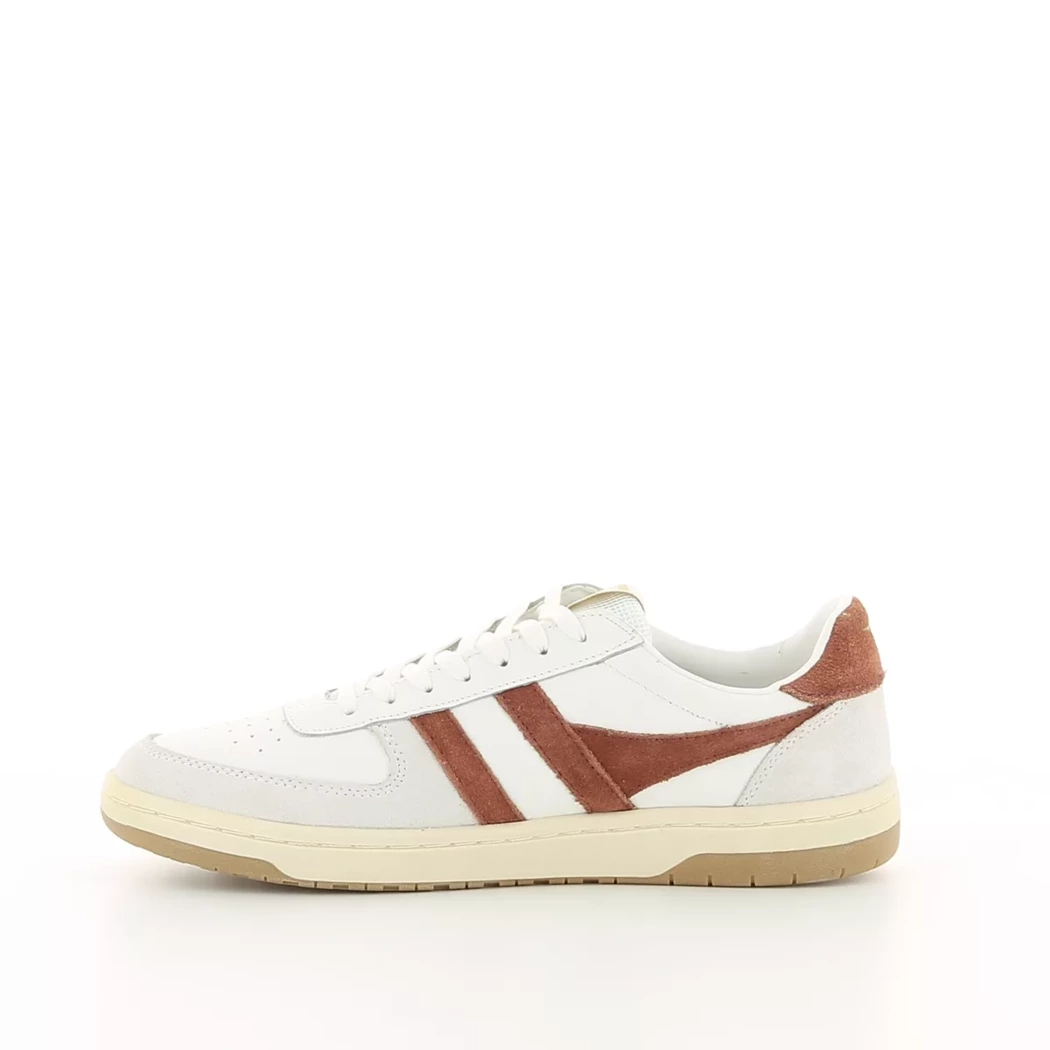 Image (4) de la chaussures Gola - Baskets Blanc en Cuir