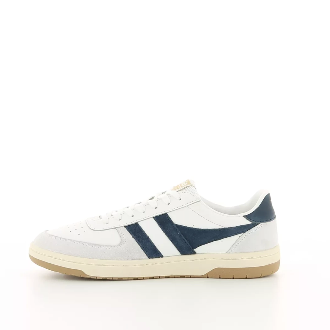 Image (4) de la chaussures Gola - Baskets Blanc en Cuir