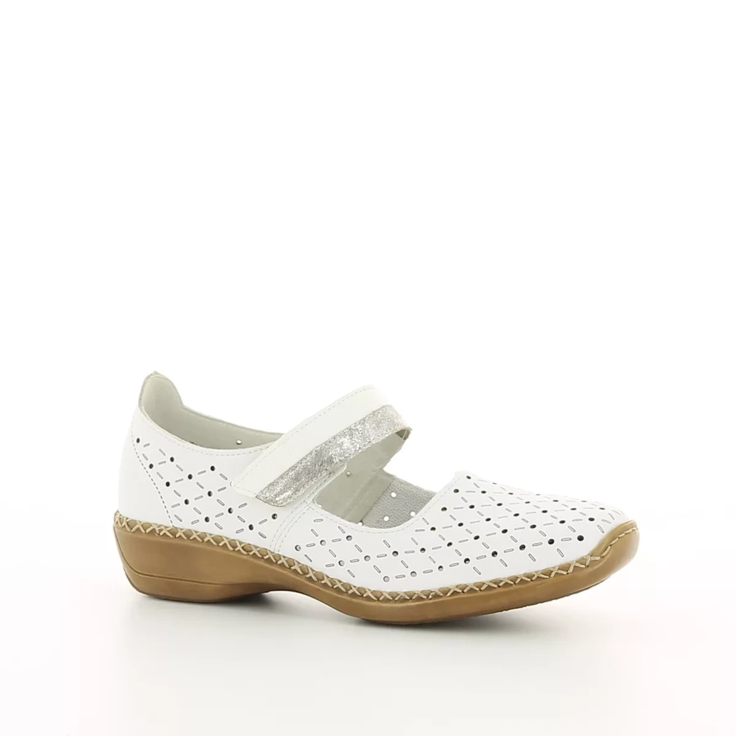 Image (1) de la chaussures Rieker - Escarpins Blanc en Cuir