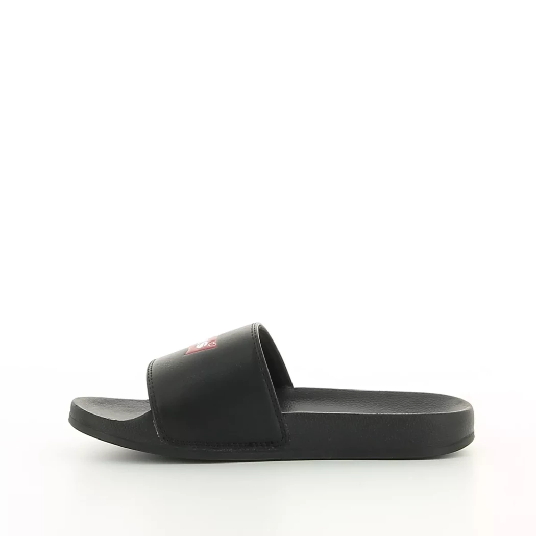 Image (4) de la chaussures Levi's - Tongs et Plage Noir en Caoutchouc