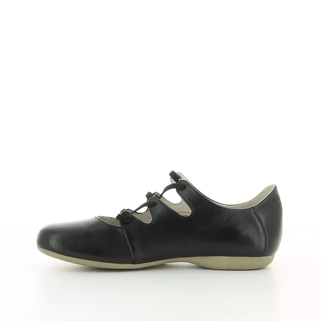 Image (4) de la chaussures Josef Seibel - Ballerines Noir en Cuir