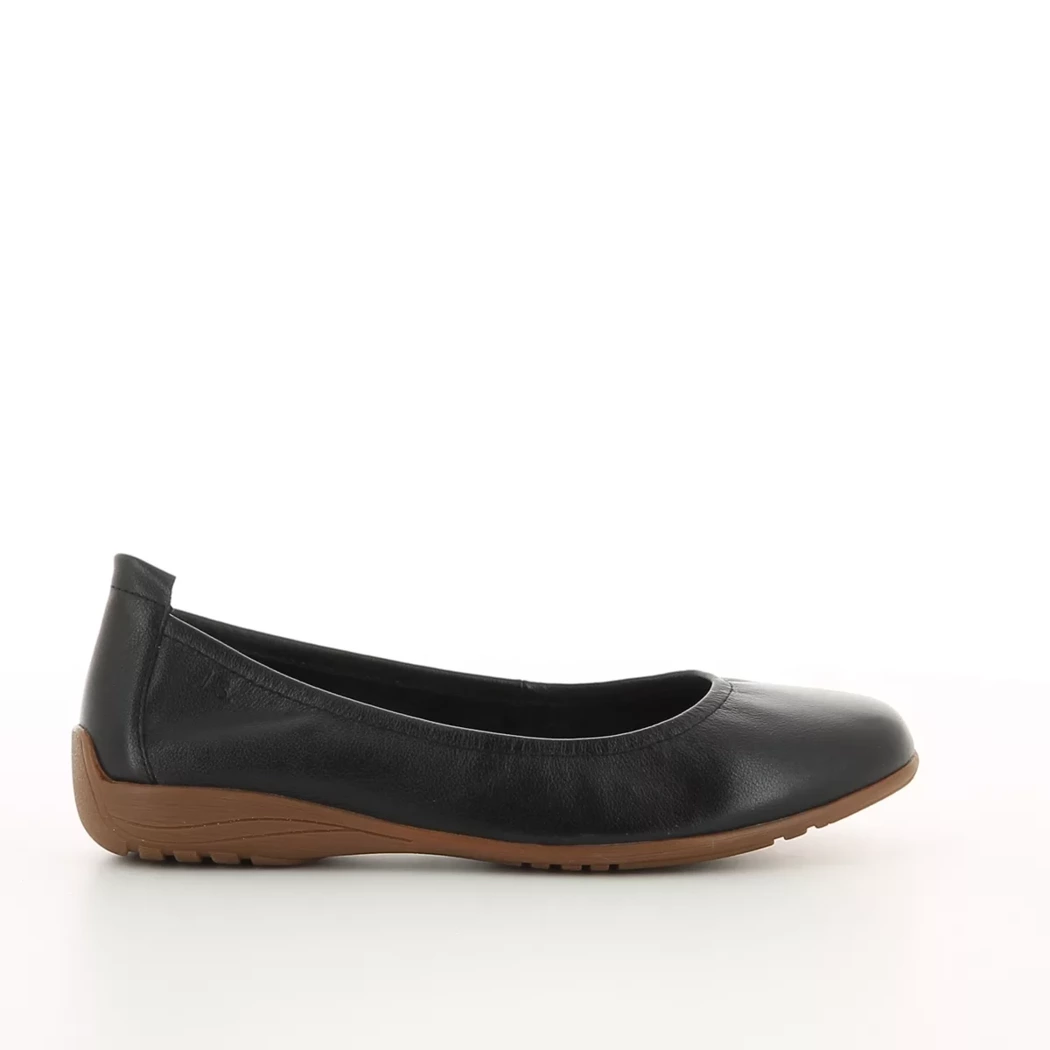 Image (2) de la chaussures Josef Seibel - Ballerines Noir en Cuir