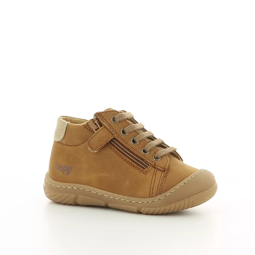 Image (1) de la chaussures Bopy - Bottines Cuir naturel / Cognac en Cuir nubuck