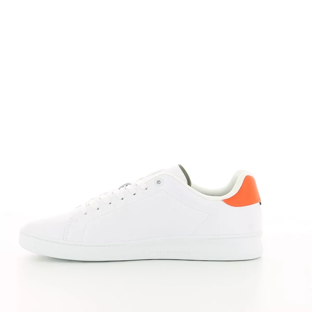 Image (4) de la chaussures Tommy Hilfiger - Baskets Blanc en Cuir