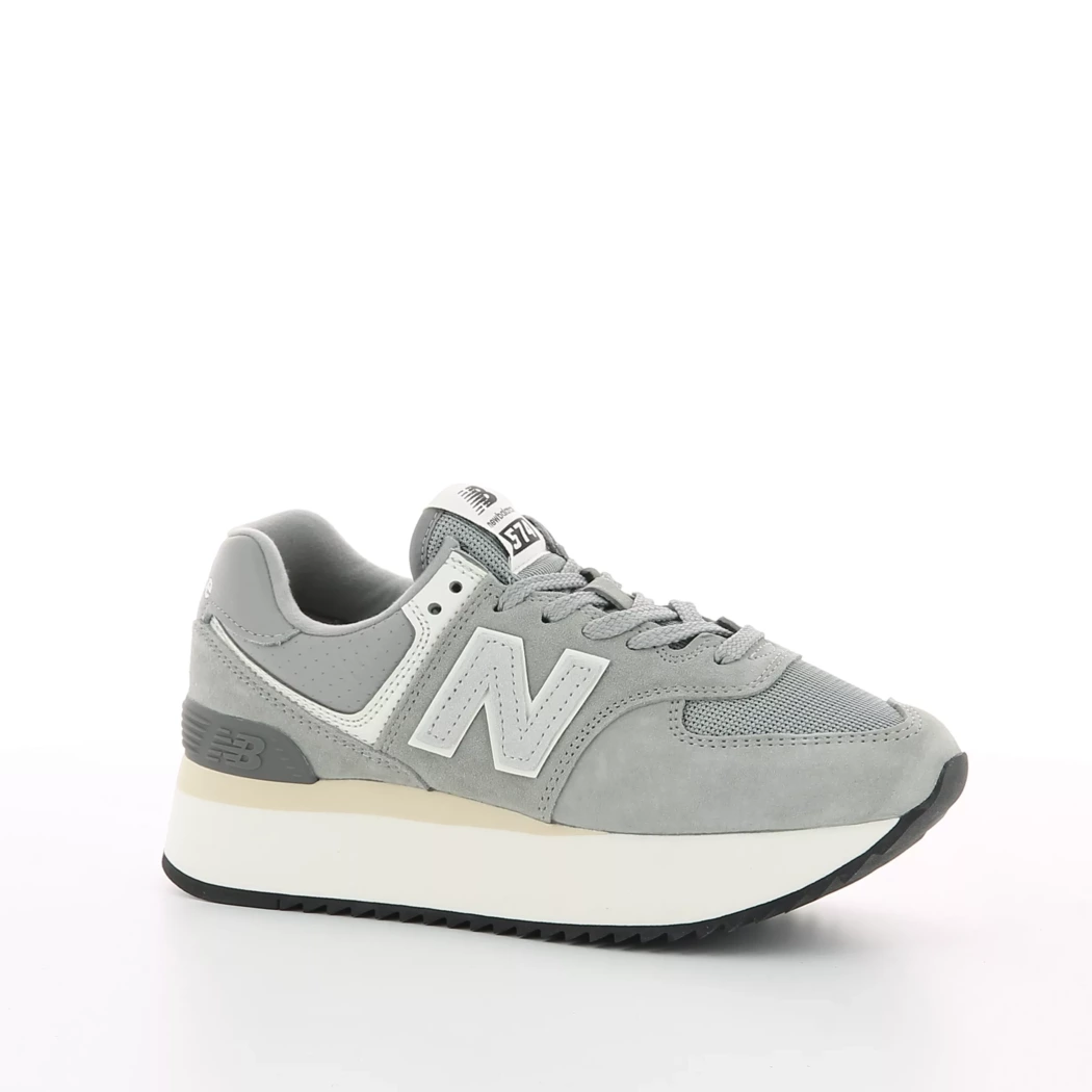 Image (1) de la chaussures New Balance - Baskets Gris en Cuir nubuck