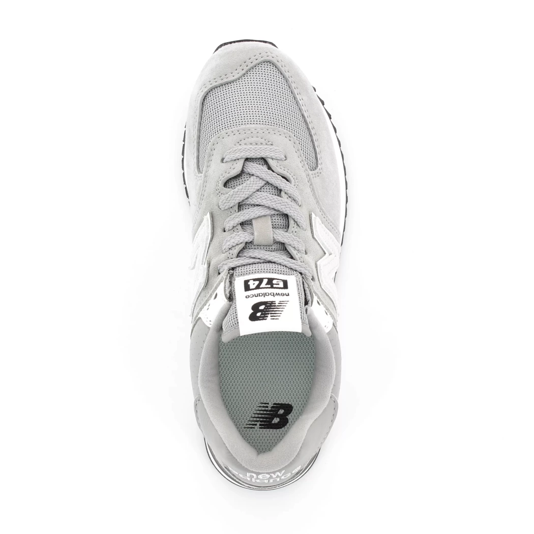 Image (6) de la chaussures New Balance - Baskets Gris en Cuir nubuck