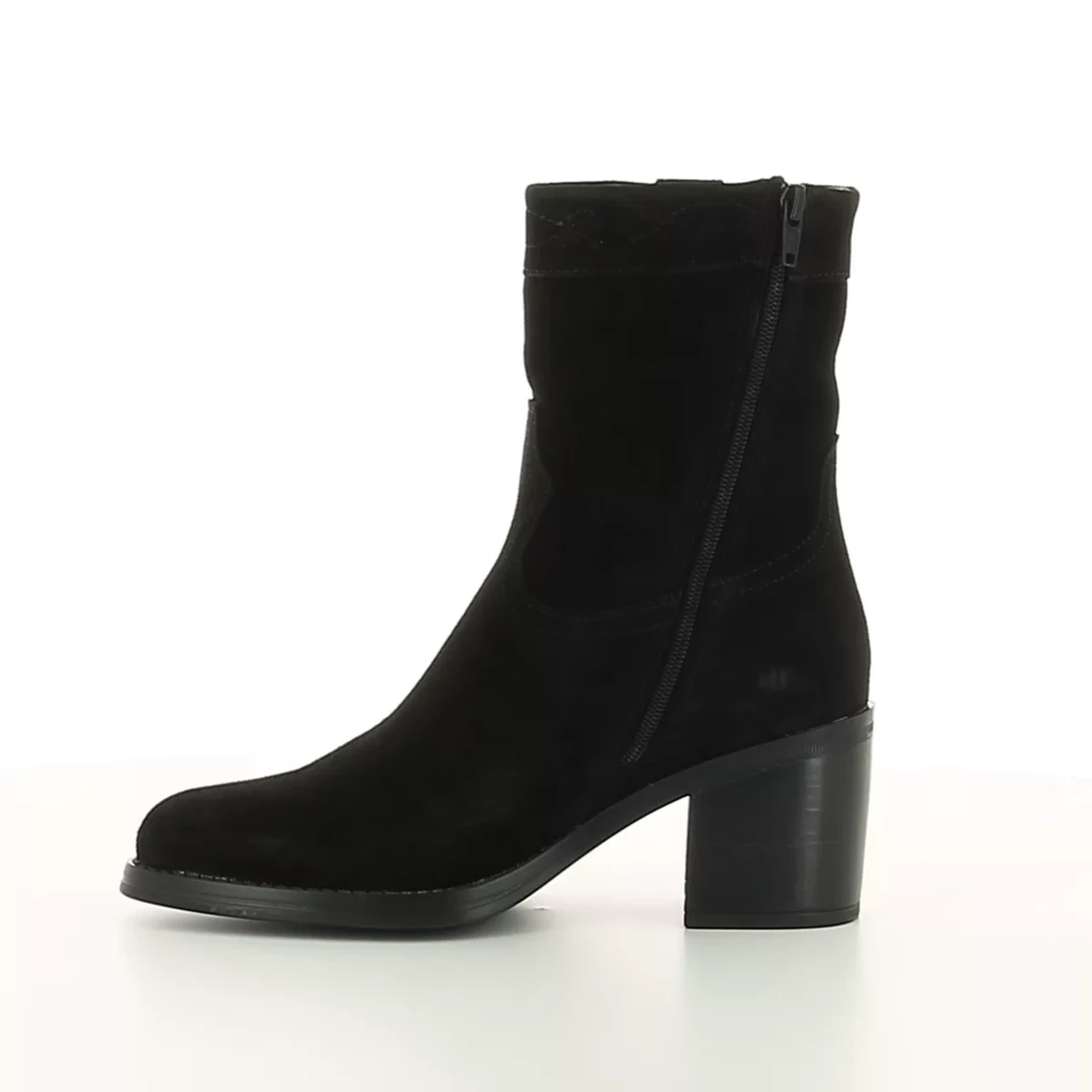 Image (4) de la chaussures Alpe - Boots Noir en Cuir nubuck