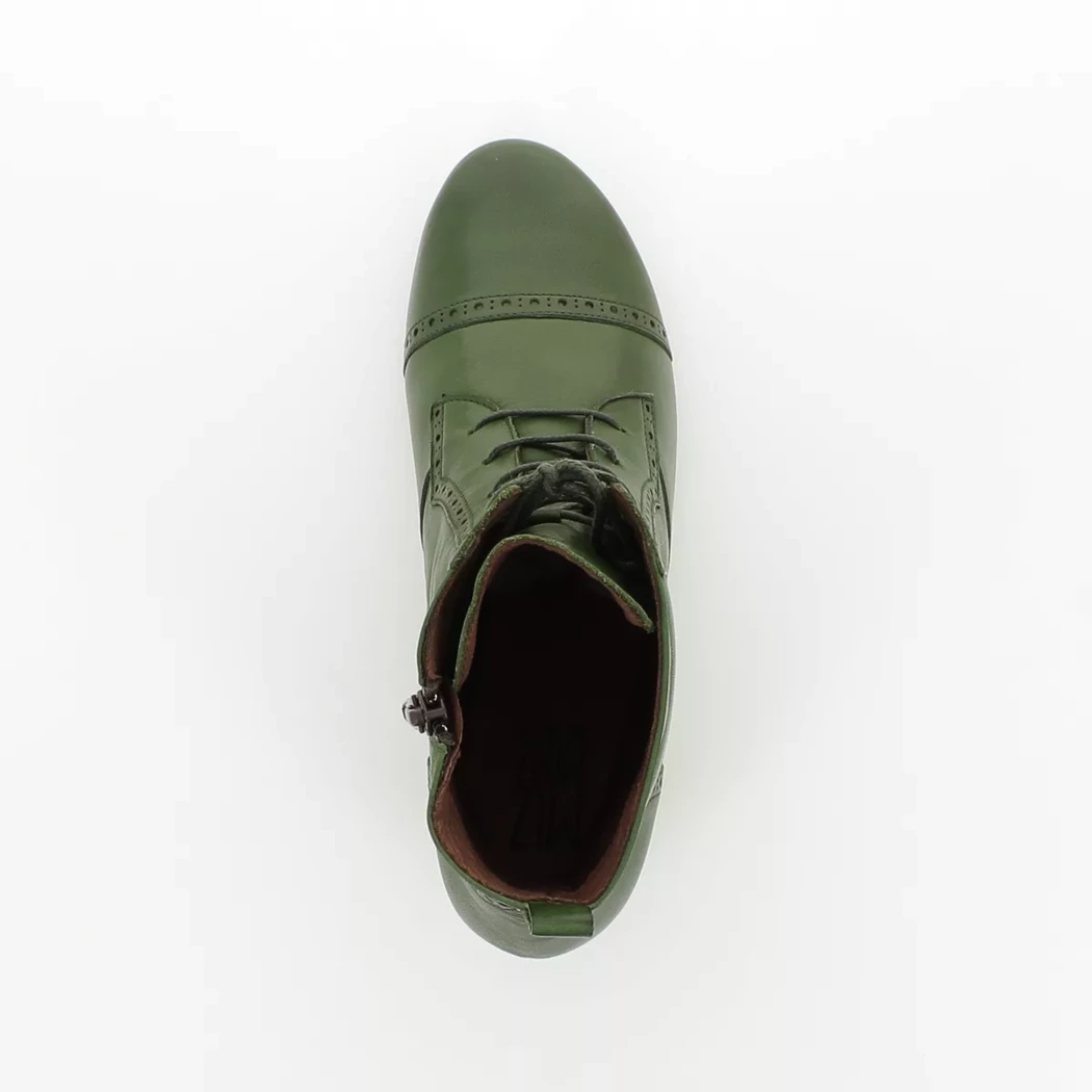 Image (6) de la chaussures Miz Mooz - Bottines Vert en Cuir