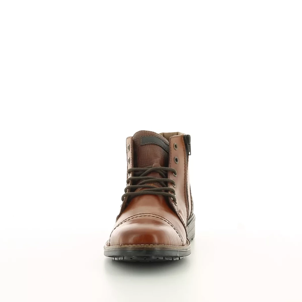 Image (5) de la chaussures Rieker - Bottines Cuir naturel / Cognac en Cuir