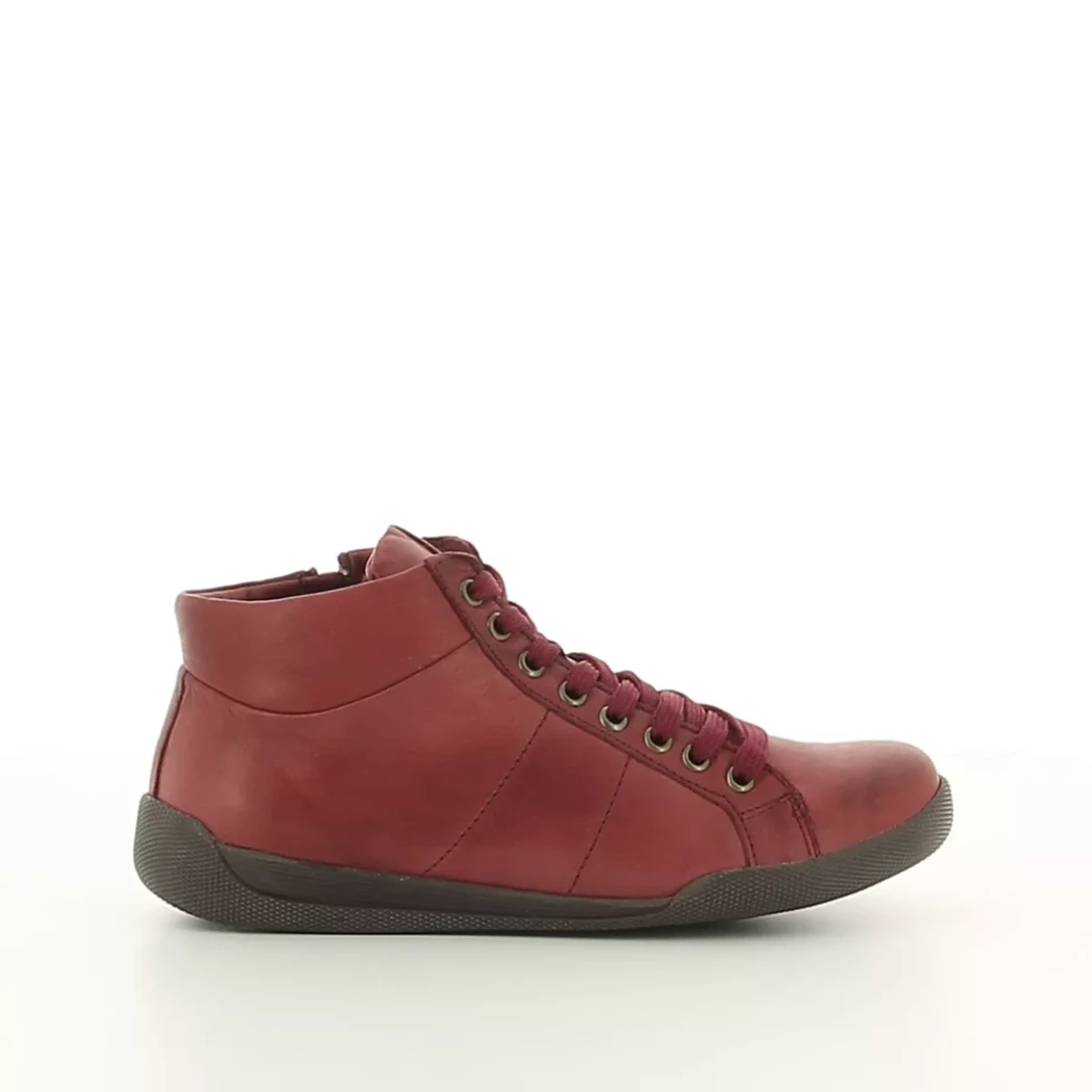 Image (2) de la chaussures Andrea Conti - Bottines Rose en Cuir