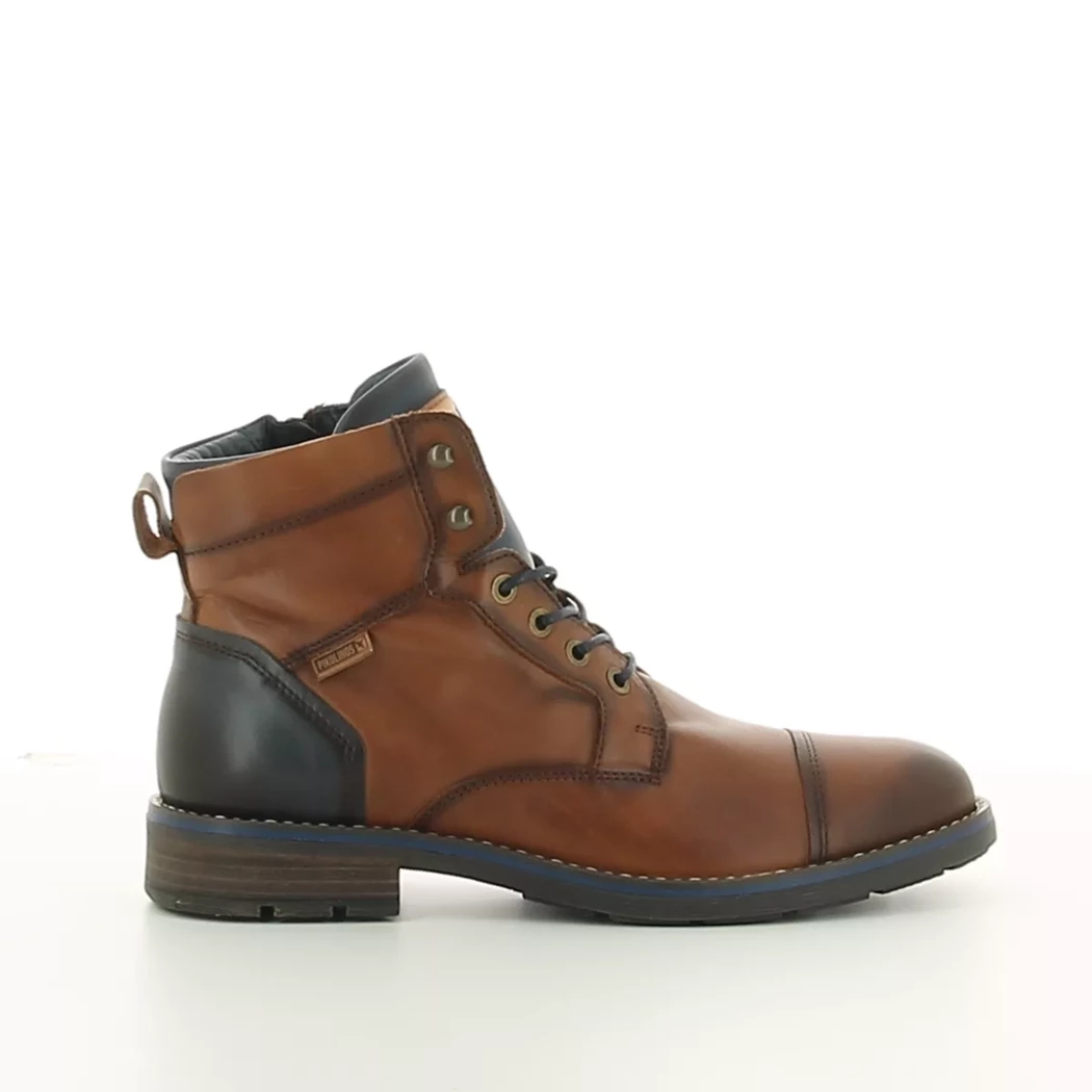 Image (2) de la chaussures Pikolinos - Bottines Cuir naturel / Cognac en Cuir