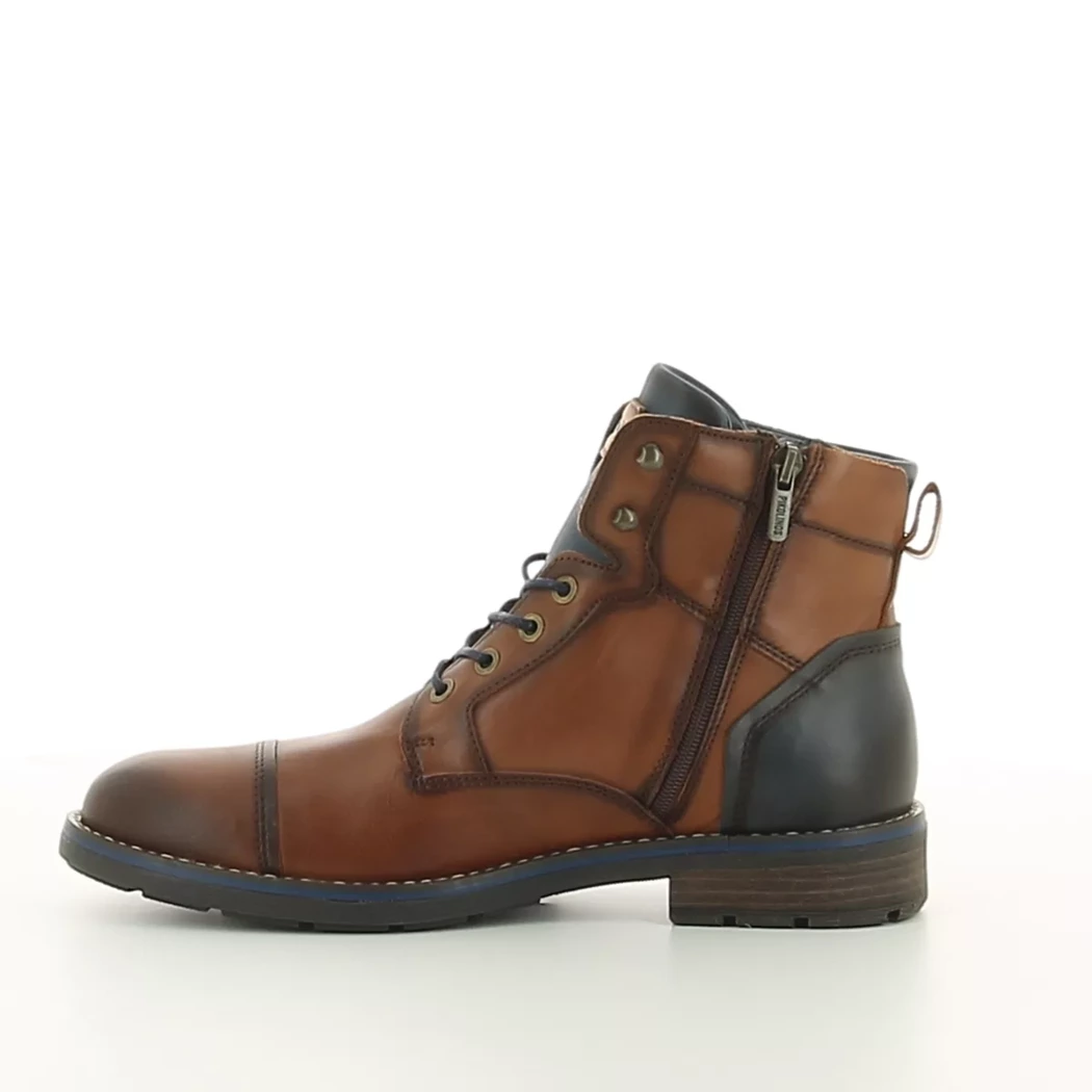 Image (4) de la chaussures Pikolinos - Bottines Cuir naturel / Cognac en Cuir