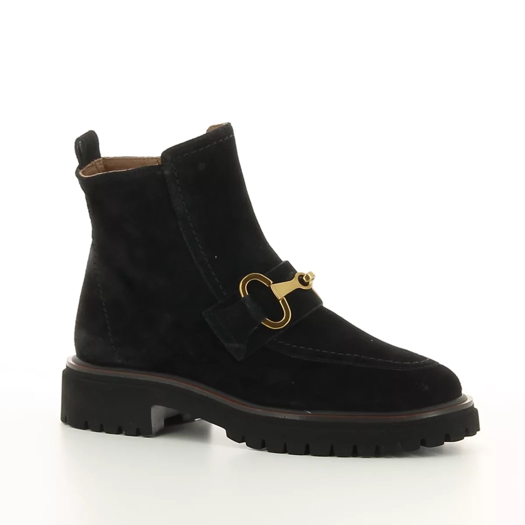 Image (1) de la chaussures Paul Green - Boots Noir en Cuir nubuck