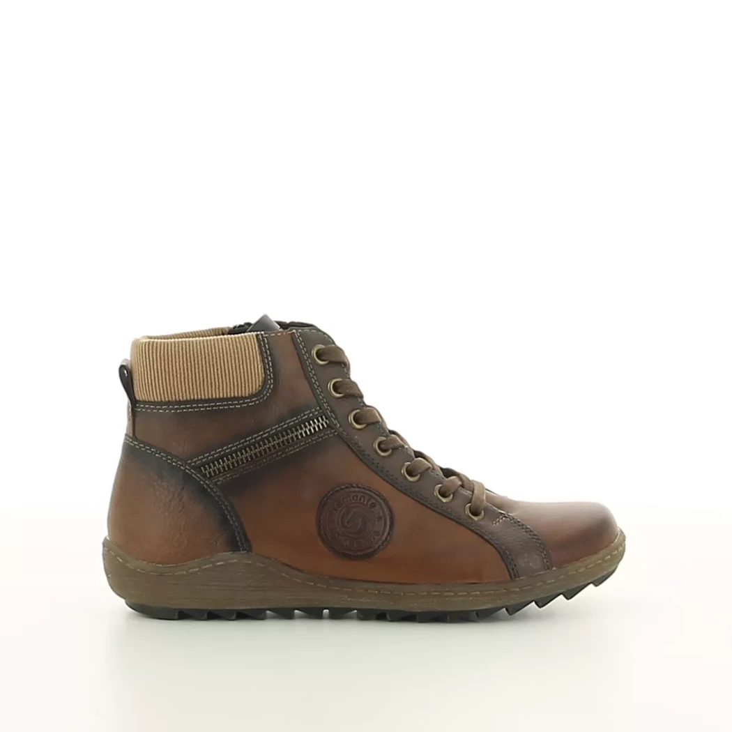 Image (2) de la chaussures Remonte - Bottines Cuir naturel / Cognac en Cuir