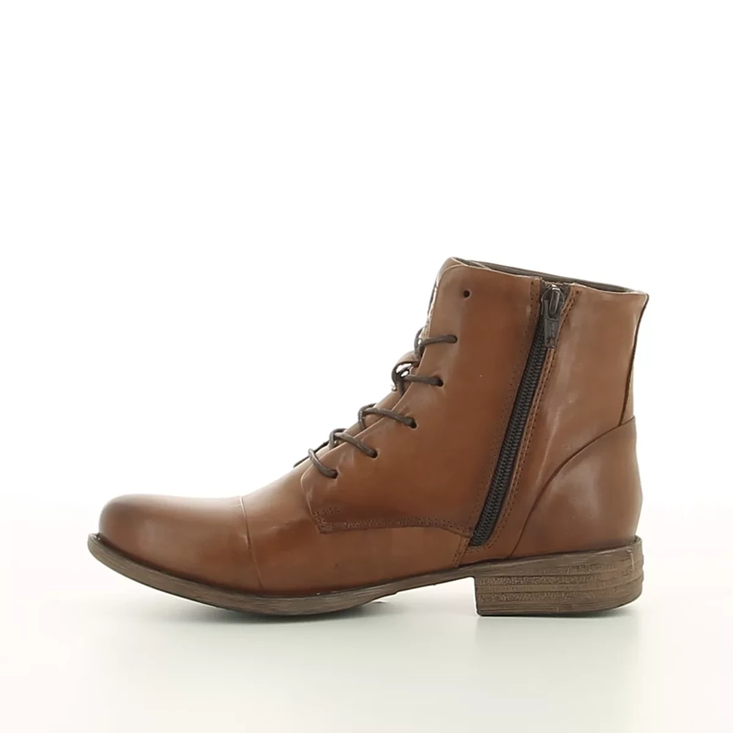 Image (4) de la chaussures 2 Go - Bottines Cuir naturel / Cognac en Cuir