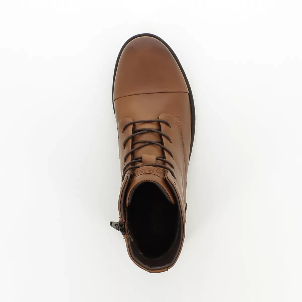 Image (6) de la chaussures 2 Go - Bottines Cuir naturel / Cognac en Cuir