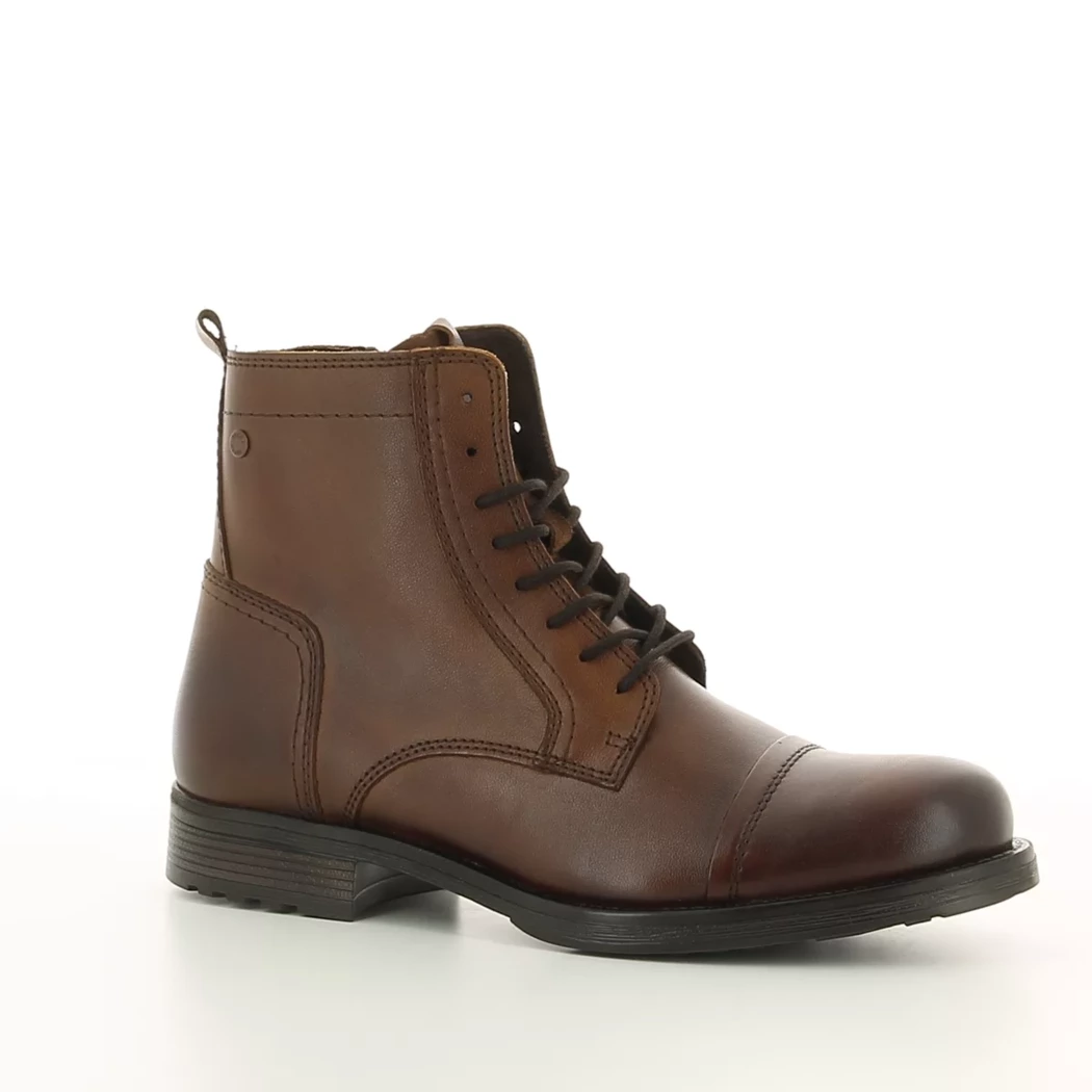 Image (1) de la chaussures Jack & Jones - Bottines Cuir naturel / Cognac en Cuir