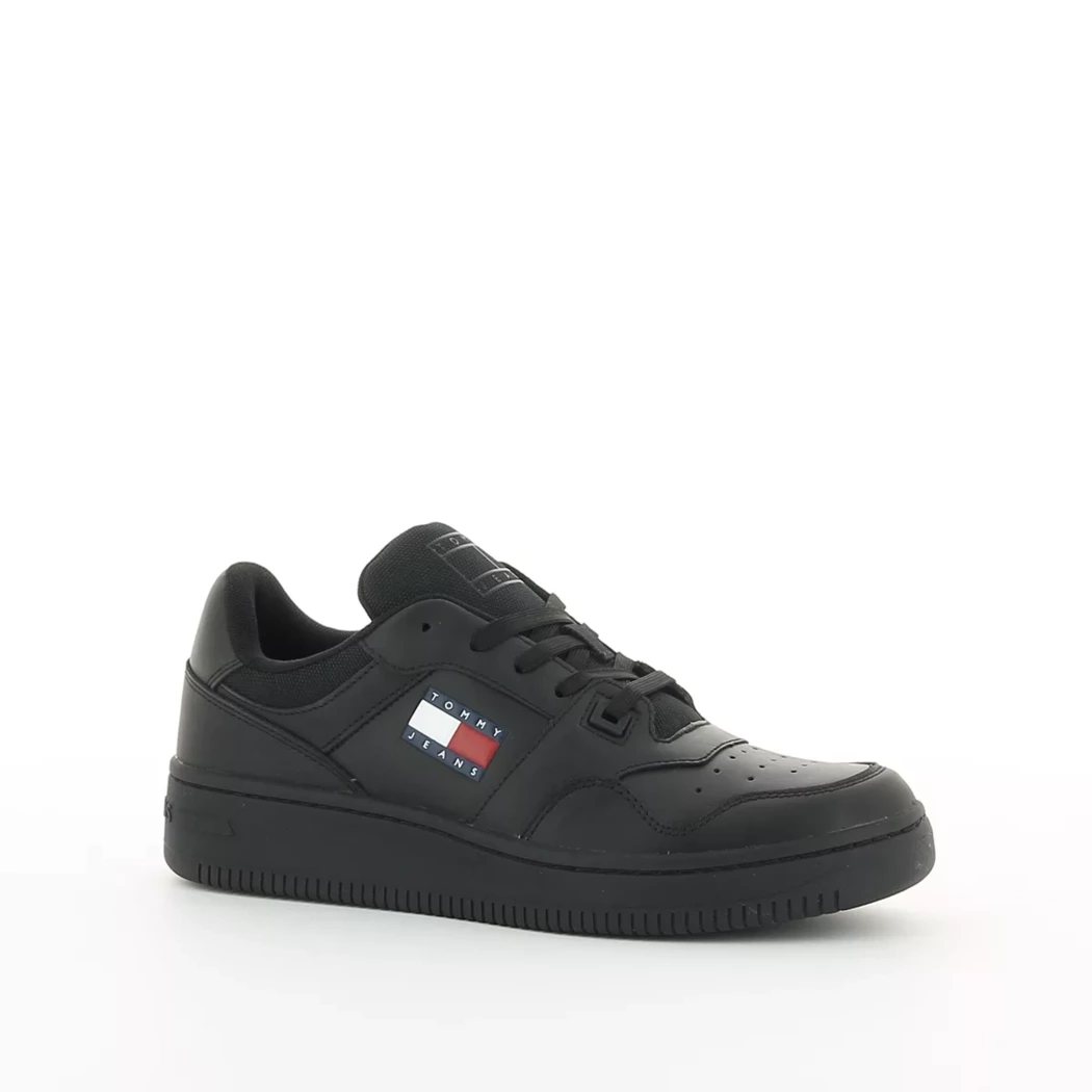 Image (1) de la chaussures Tommy jeans - Baskets Noir en Cuir