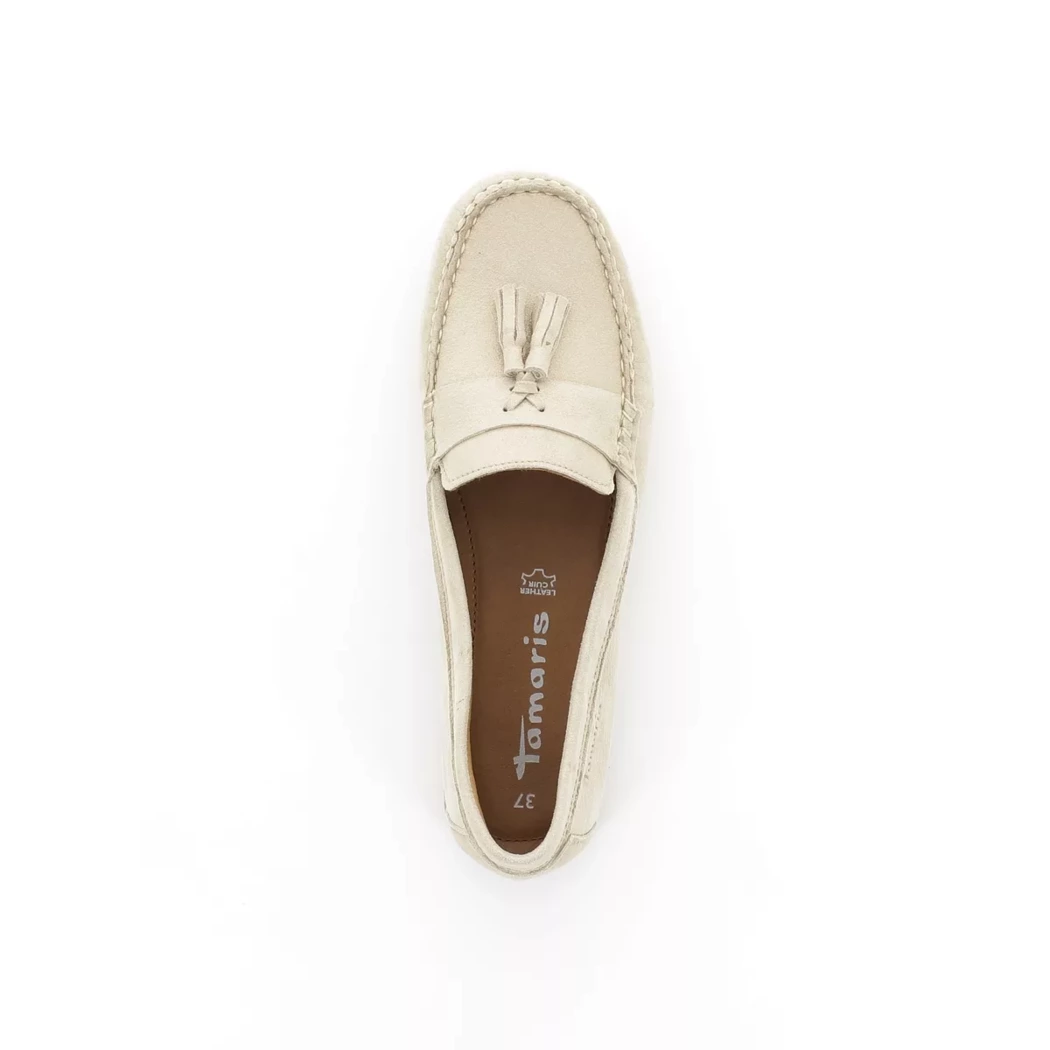 Image (6) de la chaussures Tamaris - Mocassins Beige en Cuir nubuck