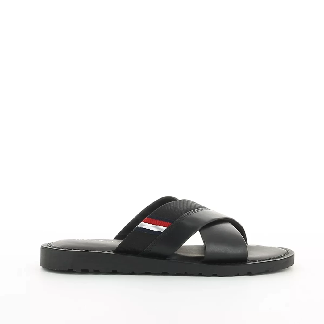 Image (2) de la chaussures Tommy Hilfiger - Mules et Sabots Noir en Cuir