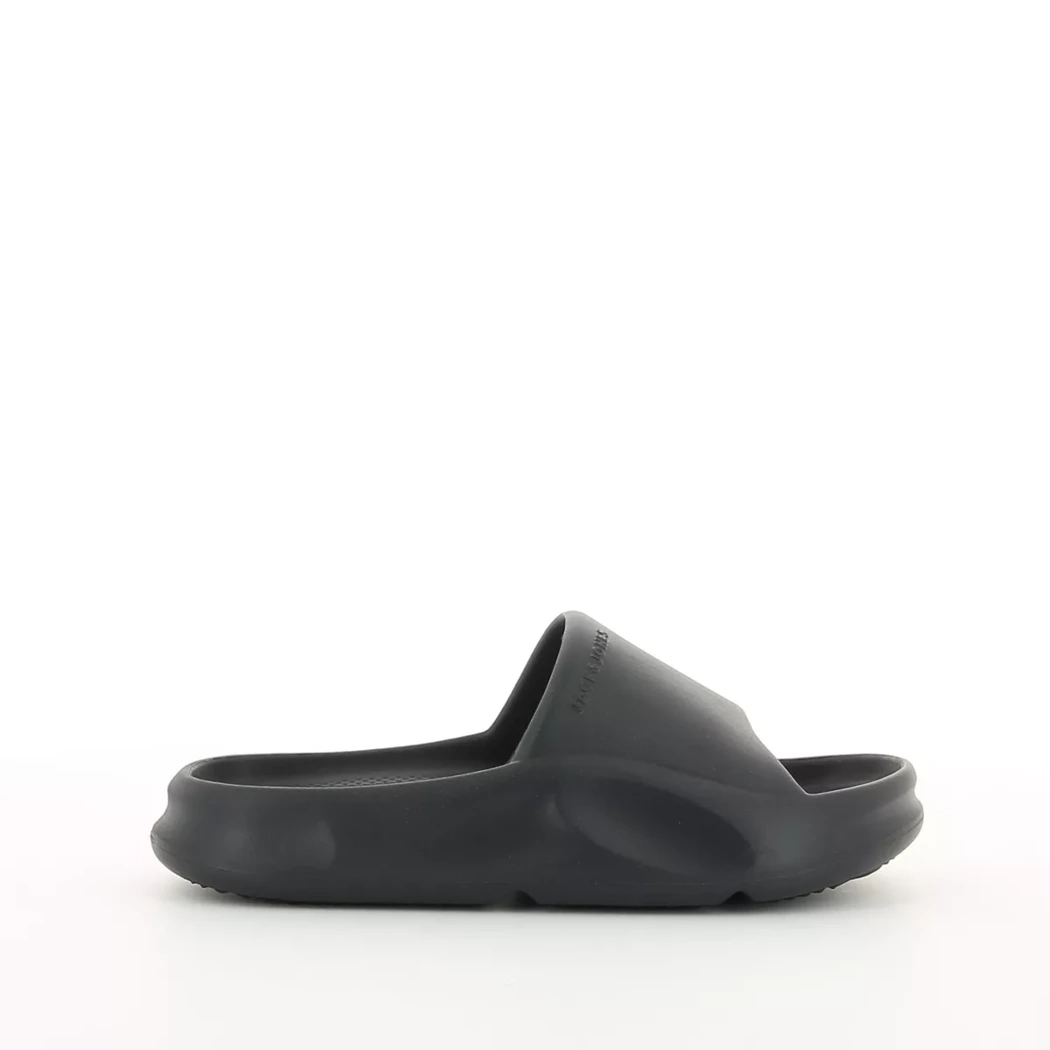 Image (2) de la chaussures Jack & Jones - Tongs et Plage Noir en Caoutchouc