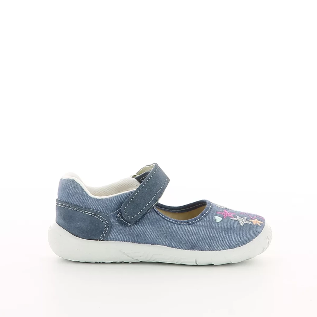 Image (2) de la chaussures Kmins - Ballerines Bleu en Textile