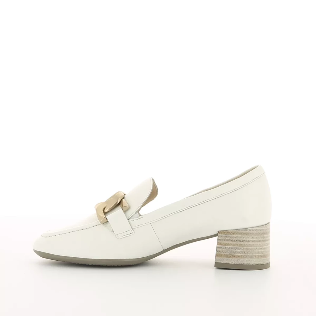 Image (4) de la chaussures Gabor - Mocassins Blanc en Cuir