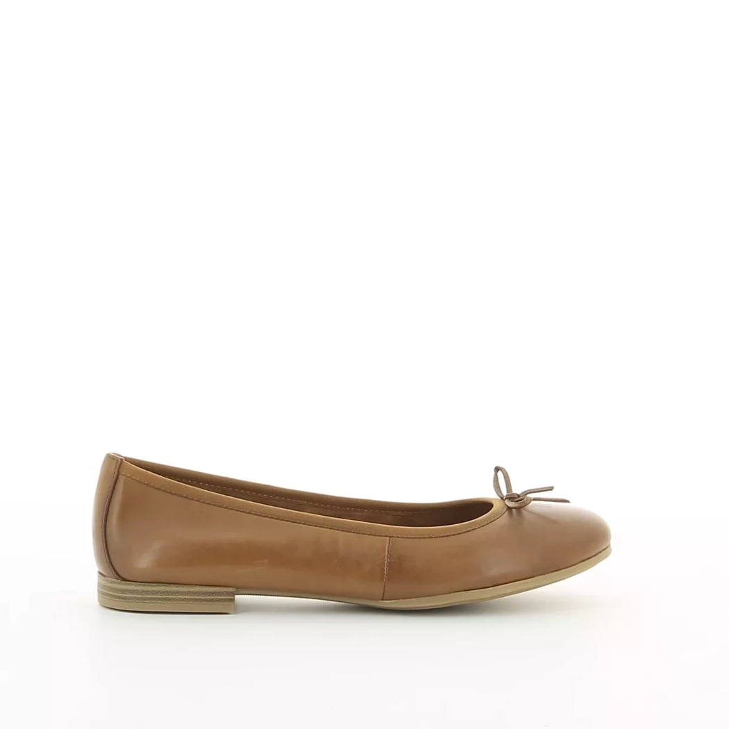 Image (2) de la chaussures Tamaris - Ballerines Cuir naturel / Cognac en Cuir