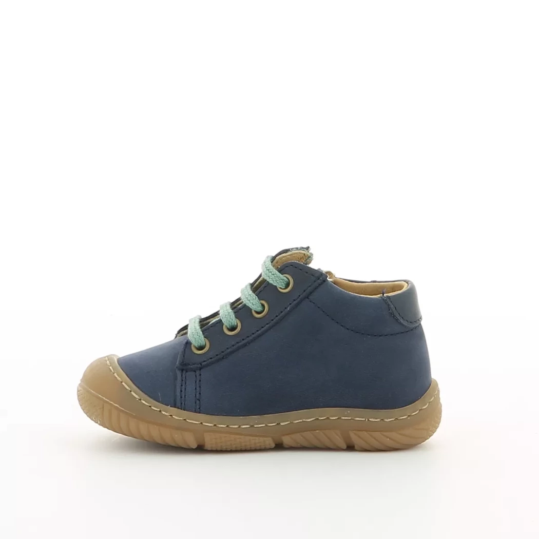 Image (4) de la chaussures Bopy - Bottines Bleu en Cuir nubuck