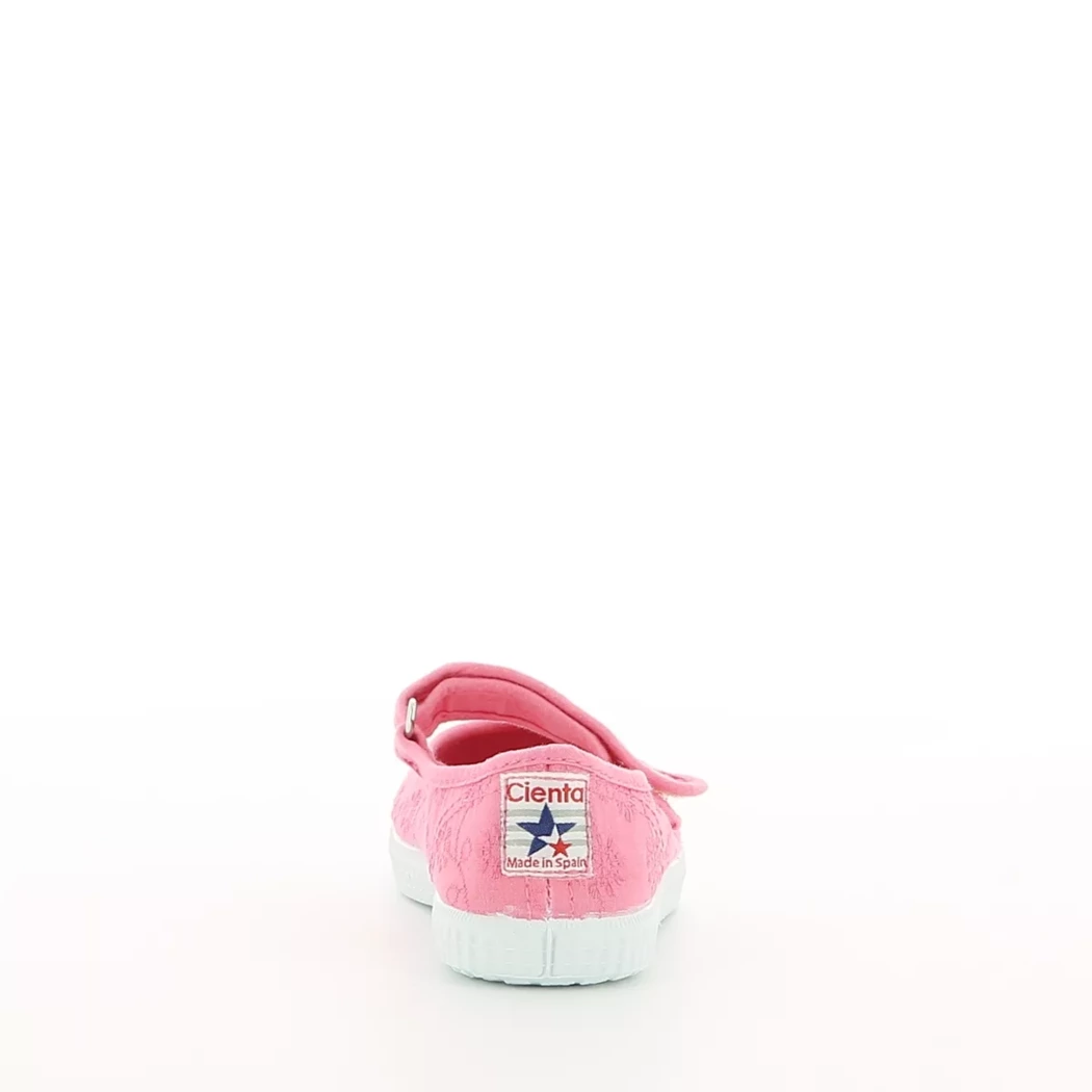 Image (3) de la chaussures Cienta - Ballerines Rose en Textile