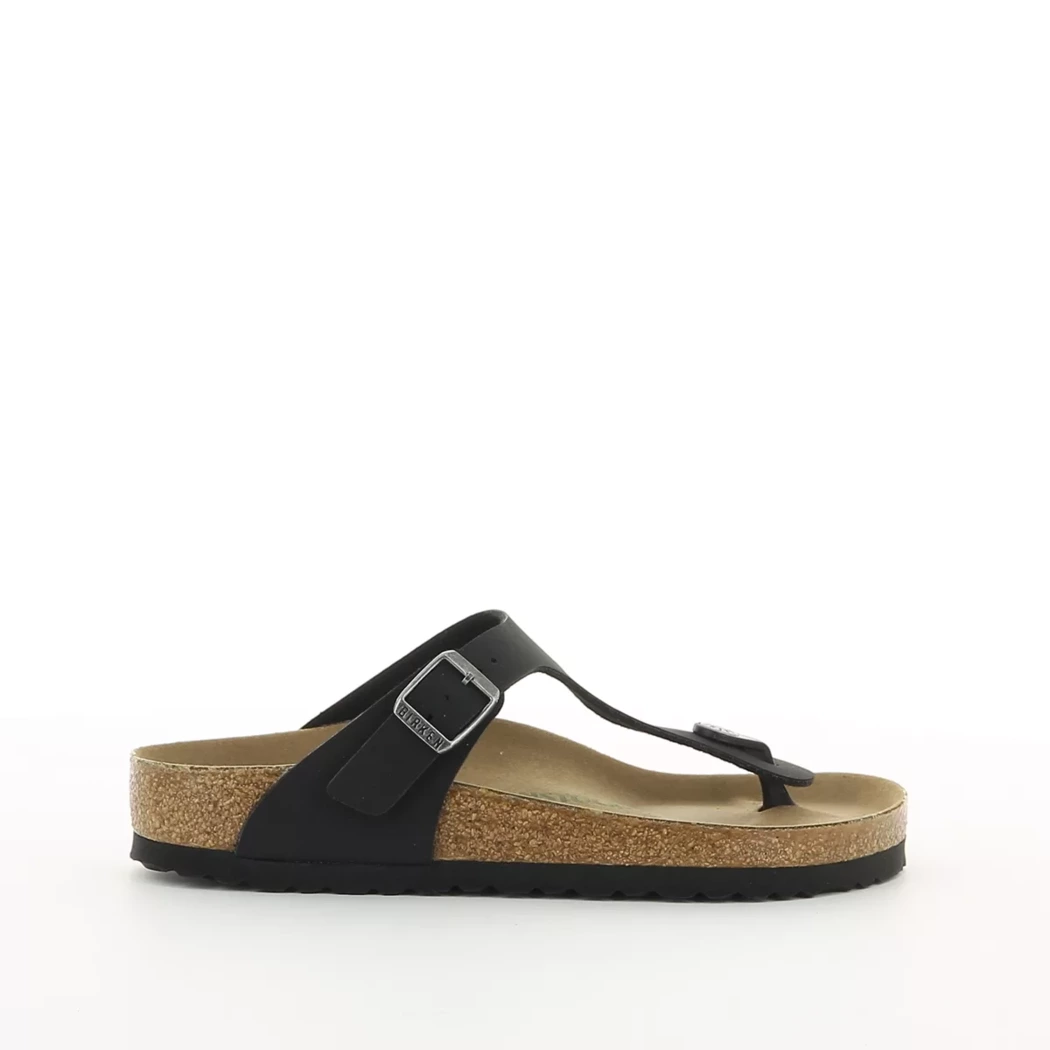 Image (2) de la chaussures Birkenstock - Mules et Sabots Noir en Cuir nubuck