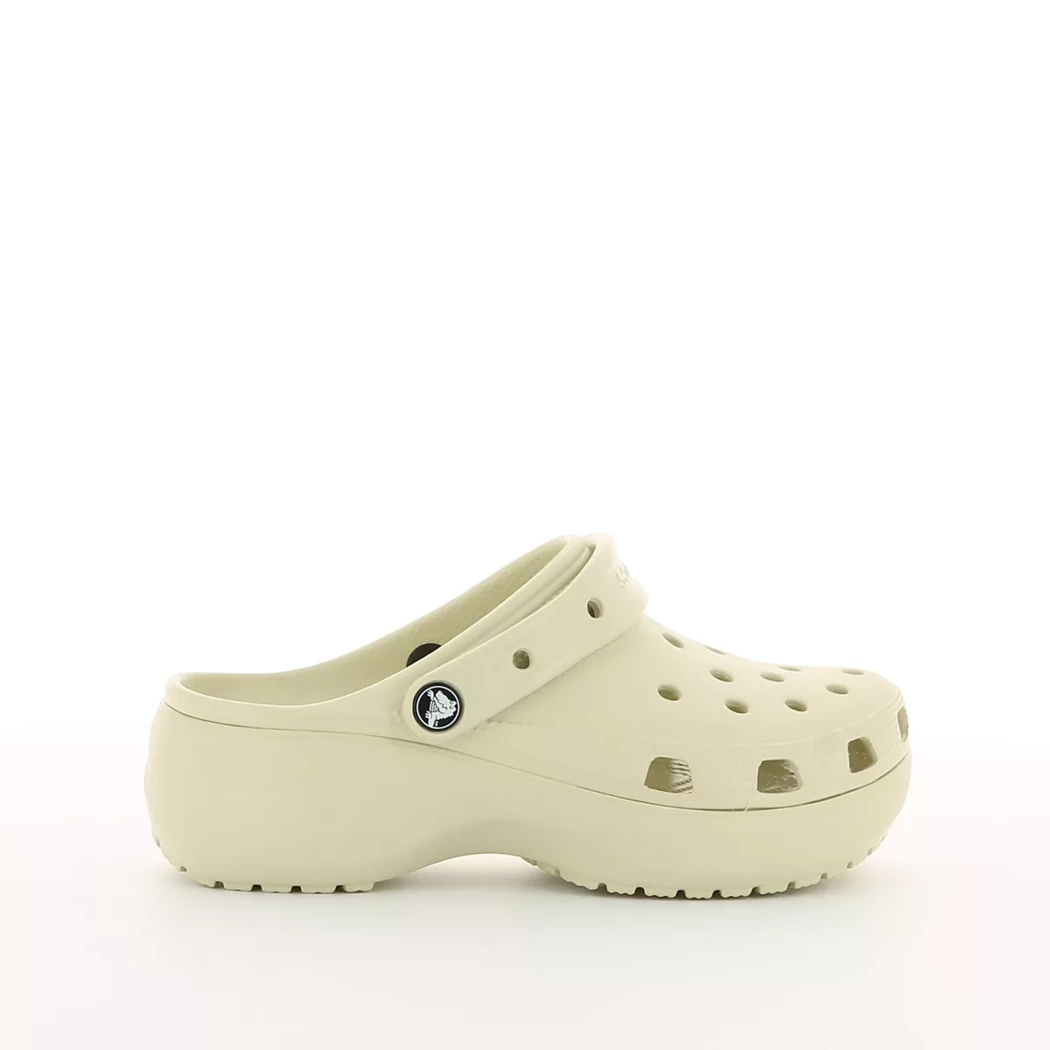 Image (2) de la chaussures Crocs - Mules et Sabots Beige en Caoutchouc