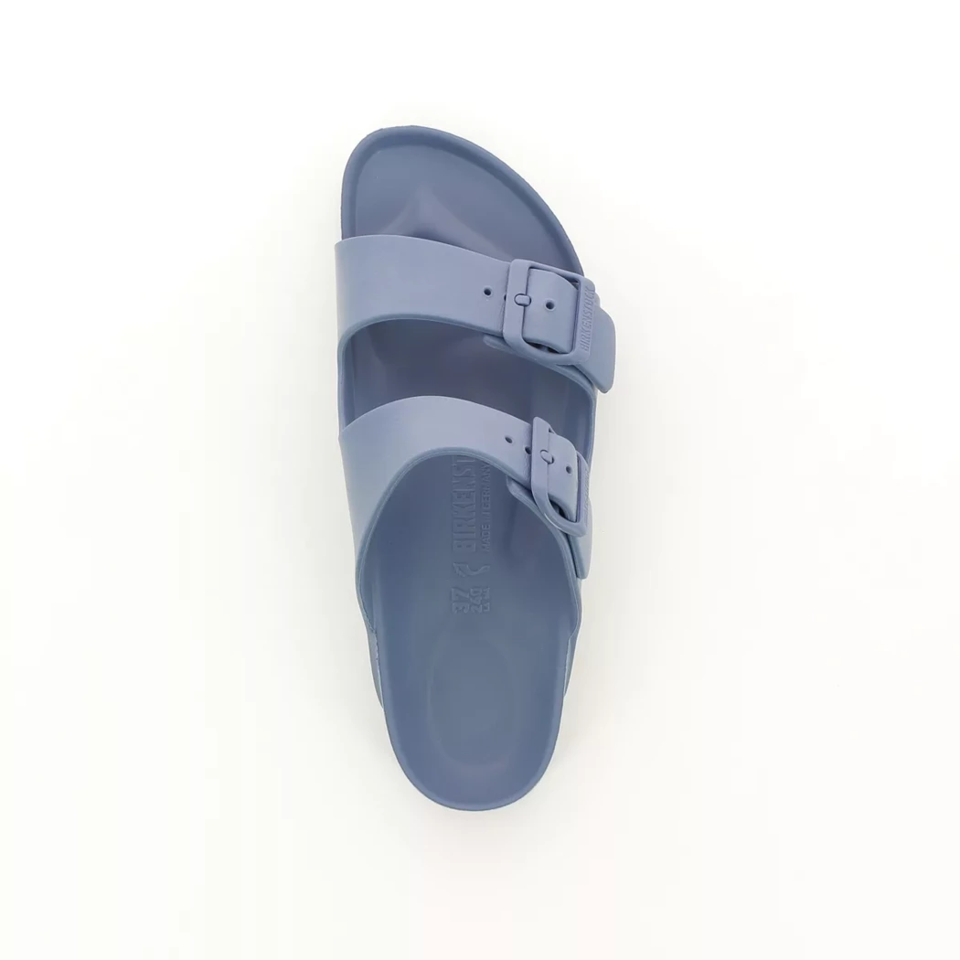 Image (6) de la chaussures Birkenstock - Mules et Sabots Bleu en Caoutchouc